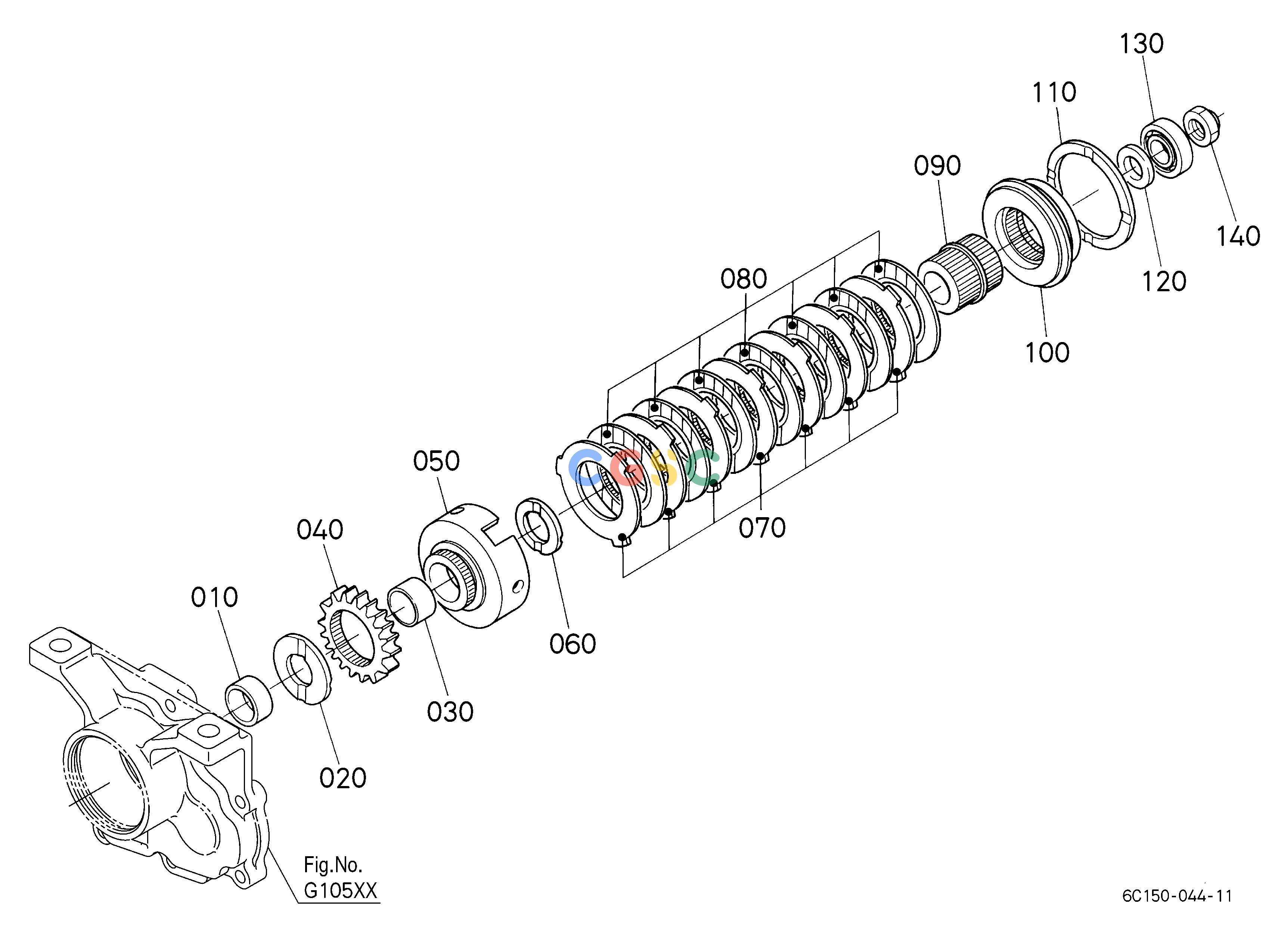久保田零件查询G13300 BI-SPEED TURN CLUTCH [BI-SPEED TURN TYPE] FRONT AXLEEPC Kubota online