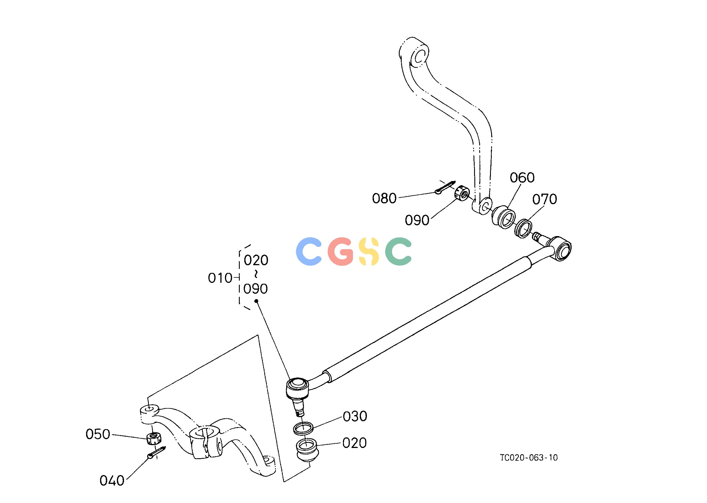 久保田零件查询G11901 STEERING LINKAGE (DRAG LINK) STEERINGEPC Kubota online