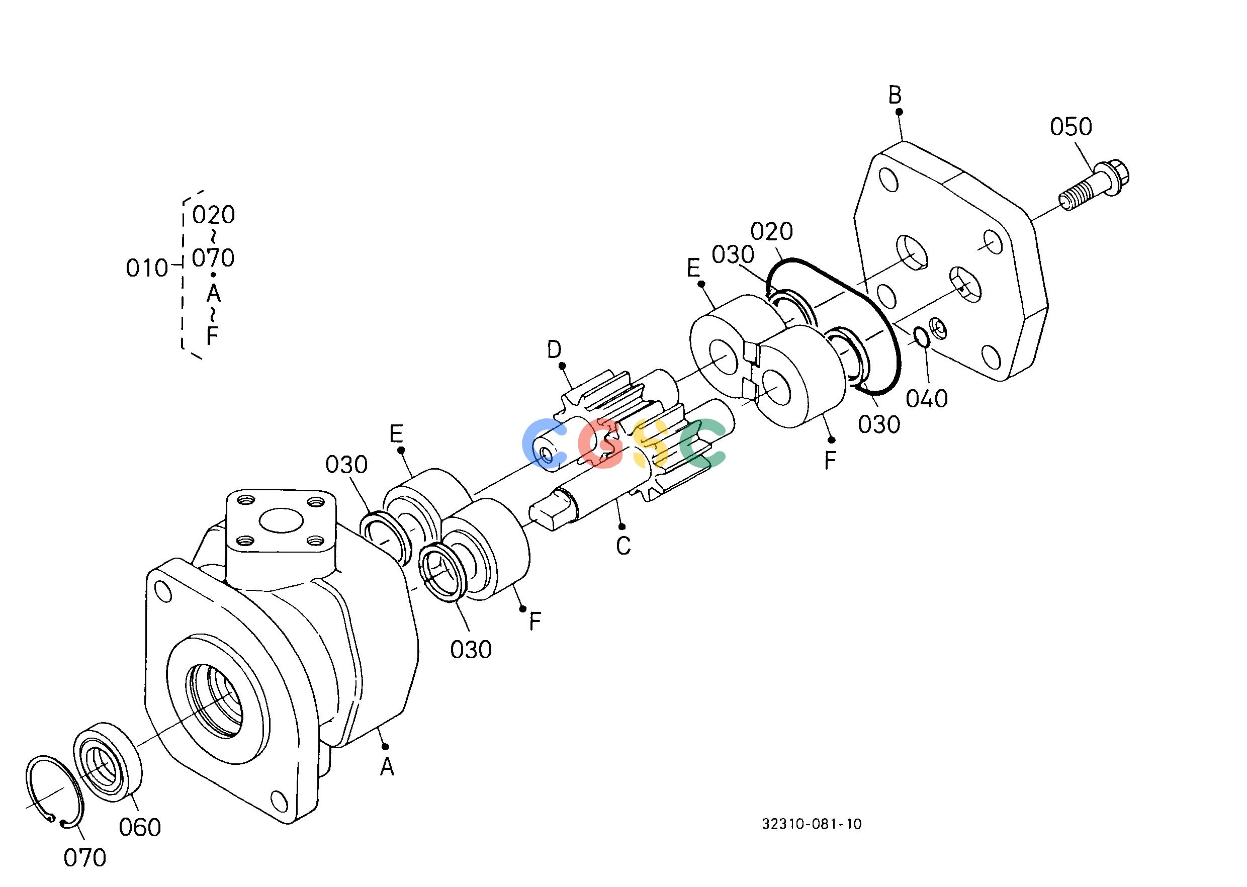 久保田零件查询H12501 HYDRAULIC PUMP [COMPONENT PARTS] HYDRAULIC SYSTEMEPC Kubota online