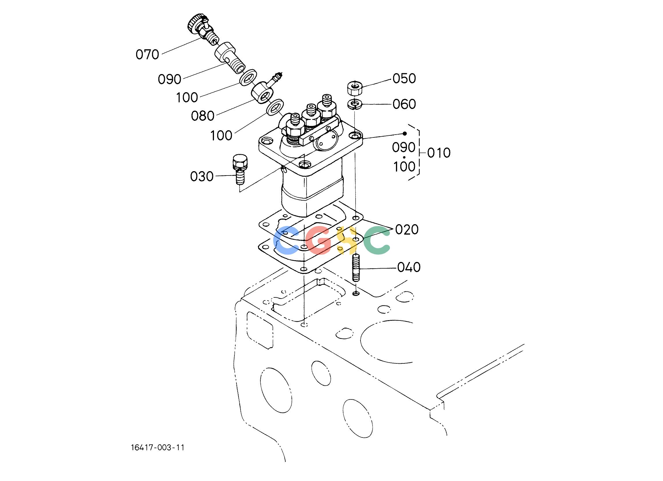 久保田零件查询020201 INJECTION PUMP ENGINEEPC Kubota online