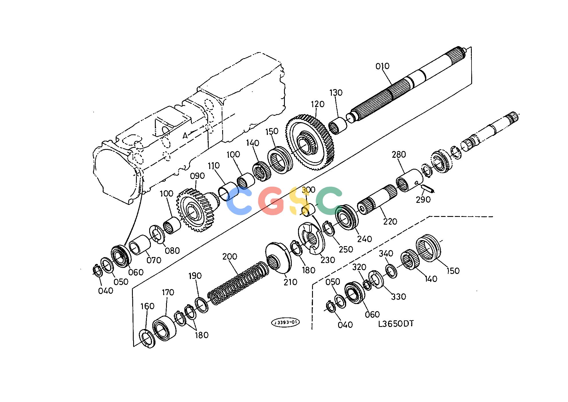 久保田零件查询T05400 PTO COUNTERSHAFT [WITH WET CLUTCH] TRANSMISSIONEPC Kubota online