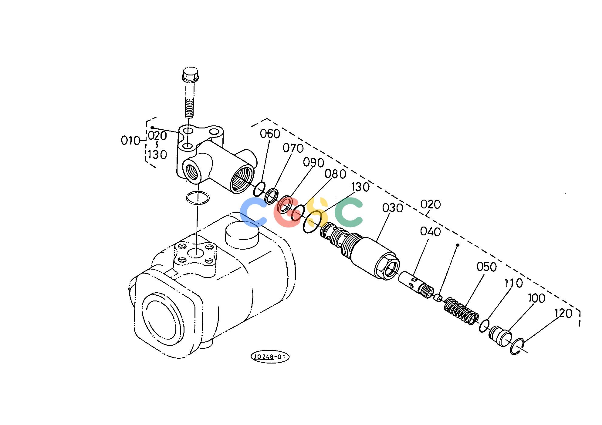 久保田零件查询T10000 PRIORITY VALVE [WITH WET CLUTCH] [COMPONENT PARTS] HYDRAULIC SYSTEMEPC Kubota online