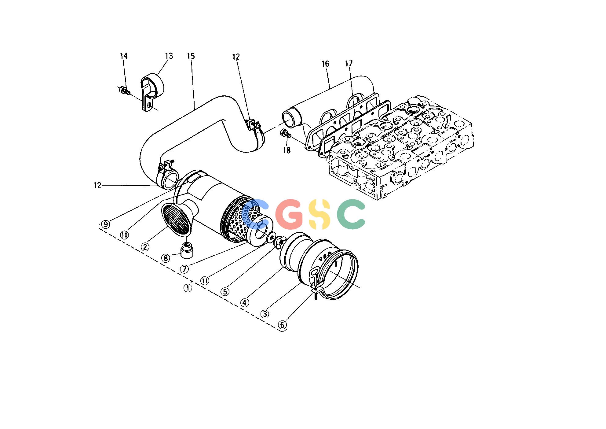 久保田零件查询T00601 AIR CLEANER ENGINEEPC Kubota online