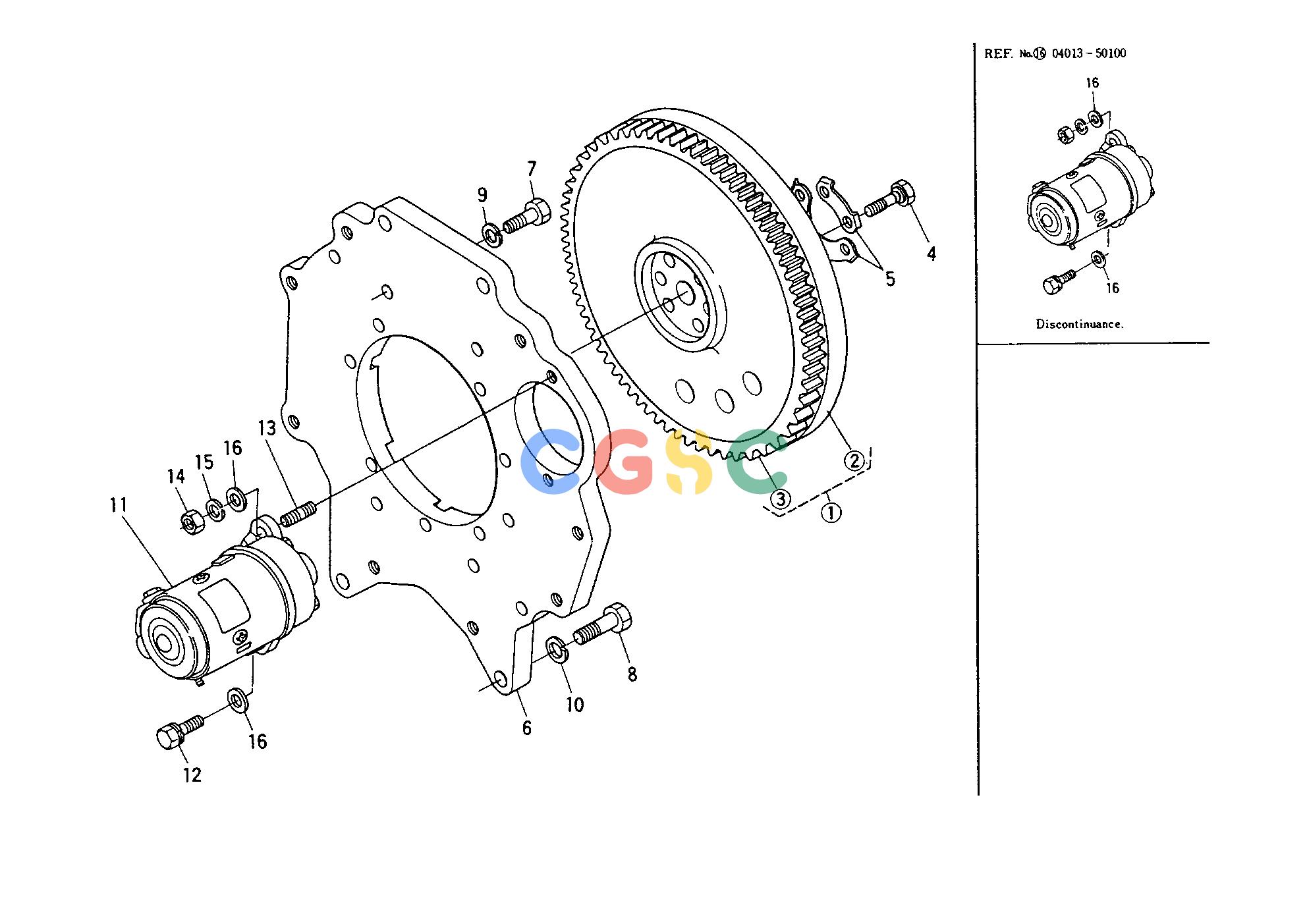 久保田零件查询T01200 FLYWHEEL ENGINEEPC Kubota online