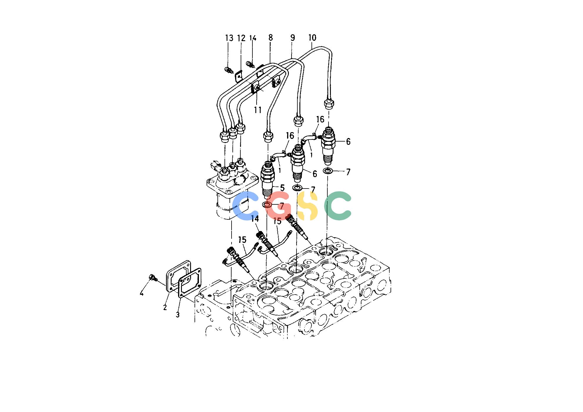 久保田零件查询T01300 NOZZLE HOLDER ENGINEEPC Kubota online