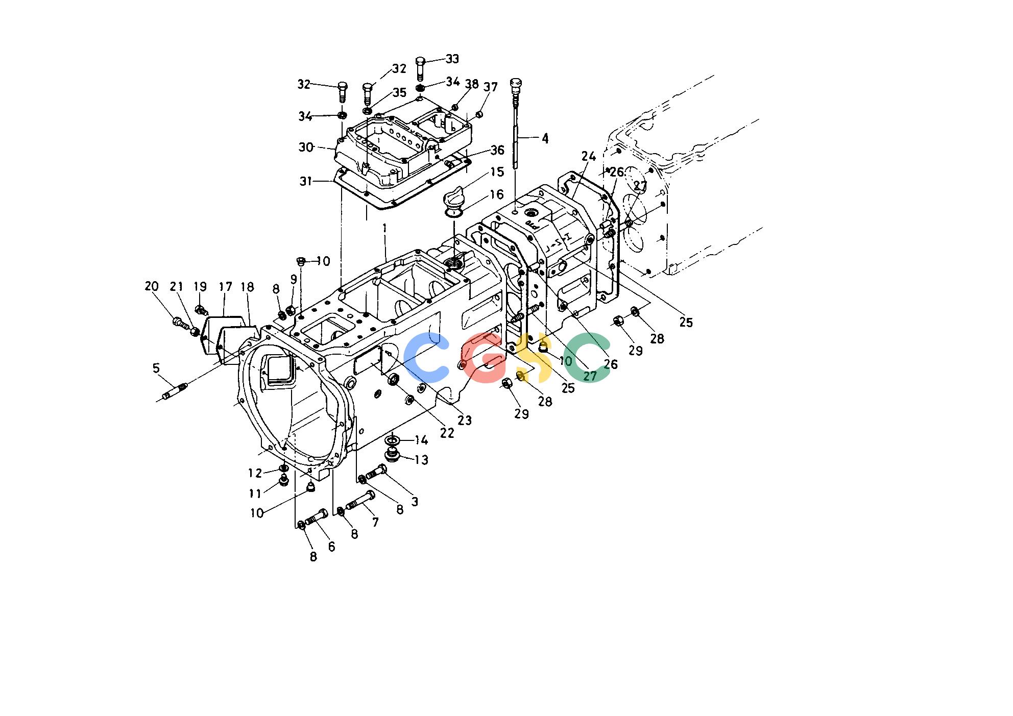 久保田零件查询T02500 CLUTCH HOUSING TRANSMISSION/CLUTCH/REAR AXLEEPC Kubota online