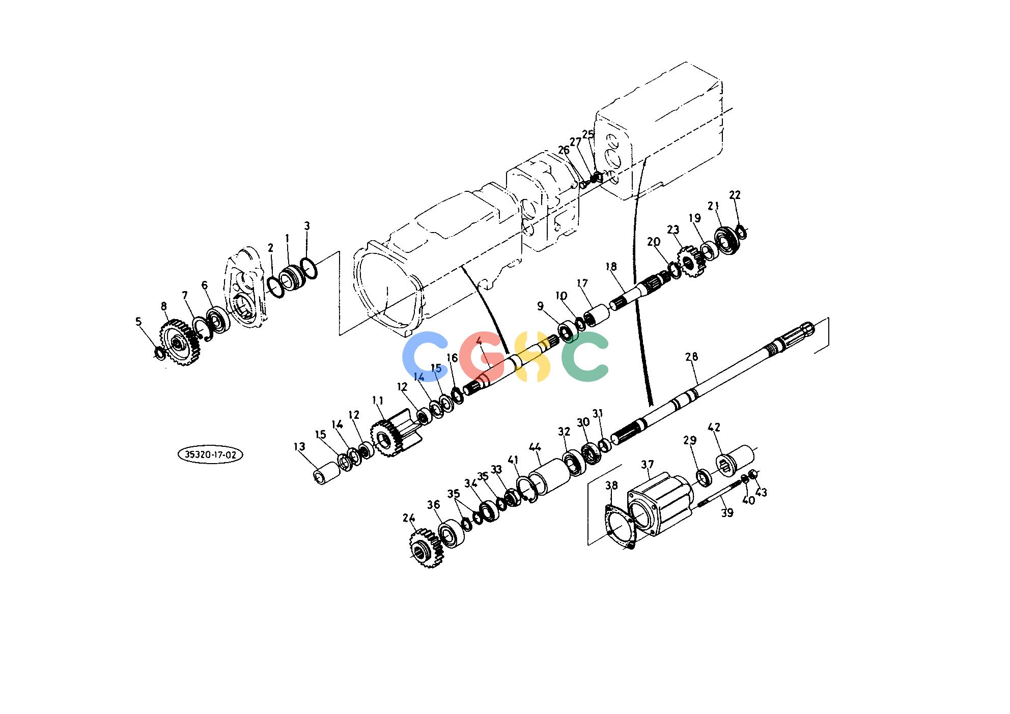 久保田零件查询T03600 TRANSMISSION 3 TRANSMISSION/CLUTCH/REAR AXLEEPC Kubota online