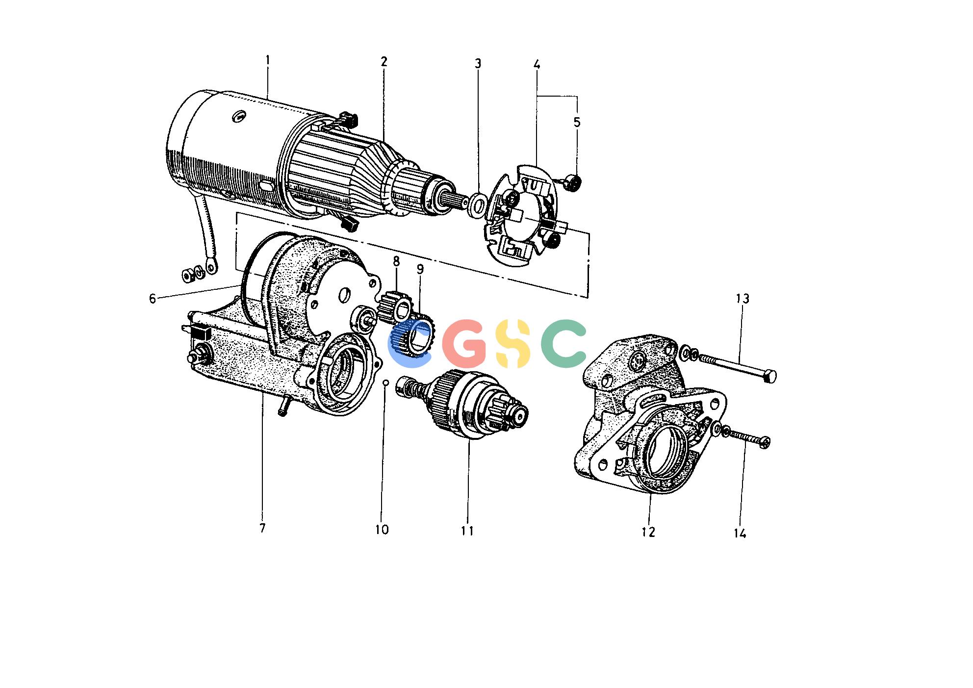 久保田零件查询T06900 STARTER SECTION PARTSEPC Kubota online