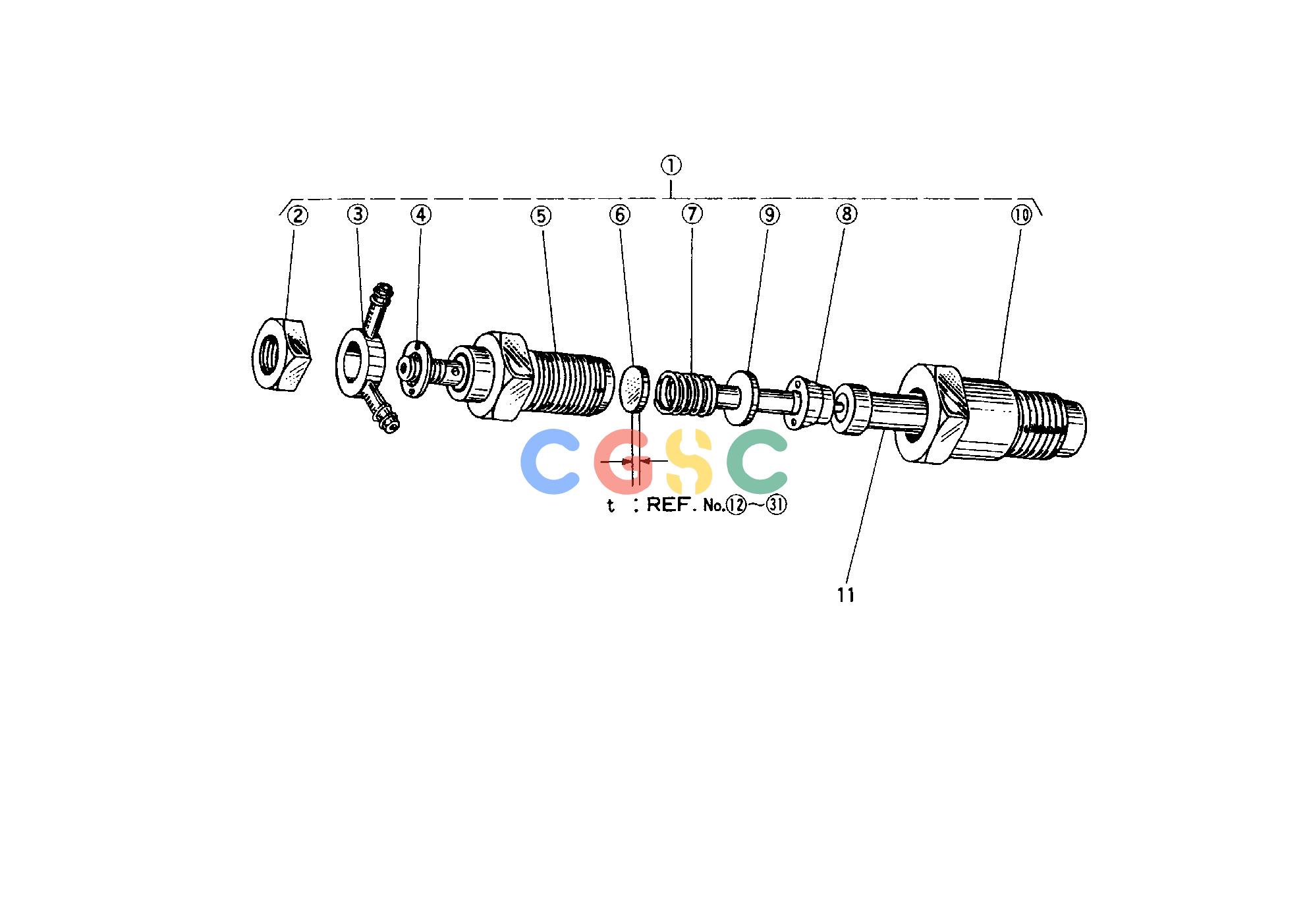 久保田零件查询T07000 NOZZLE HOLDER 2 SECTION PARTSEPC Kubota online