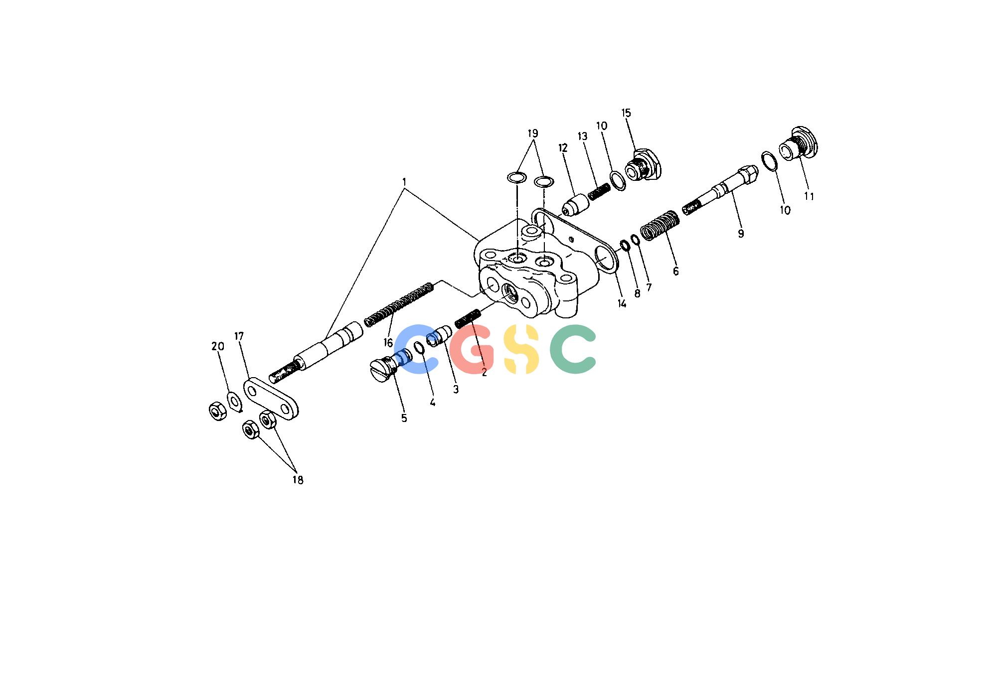 久保田零件查询T07300 CONTROL VALVE SECTION PARTSEPC Kubota online