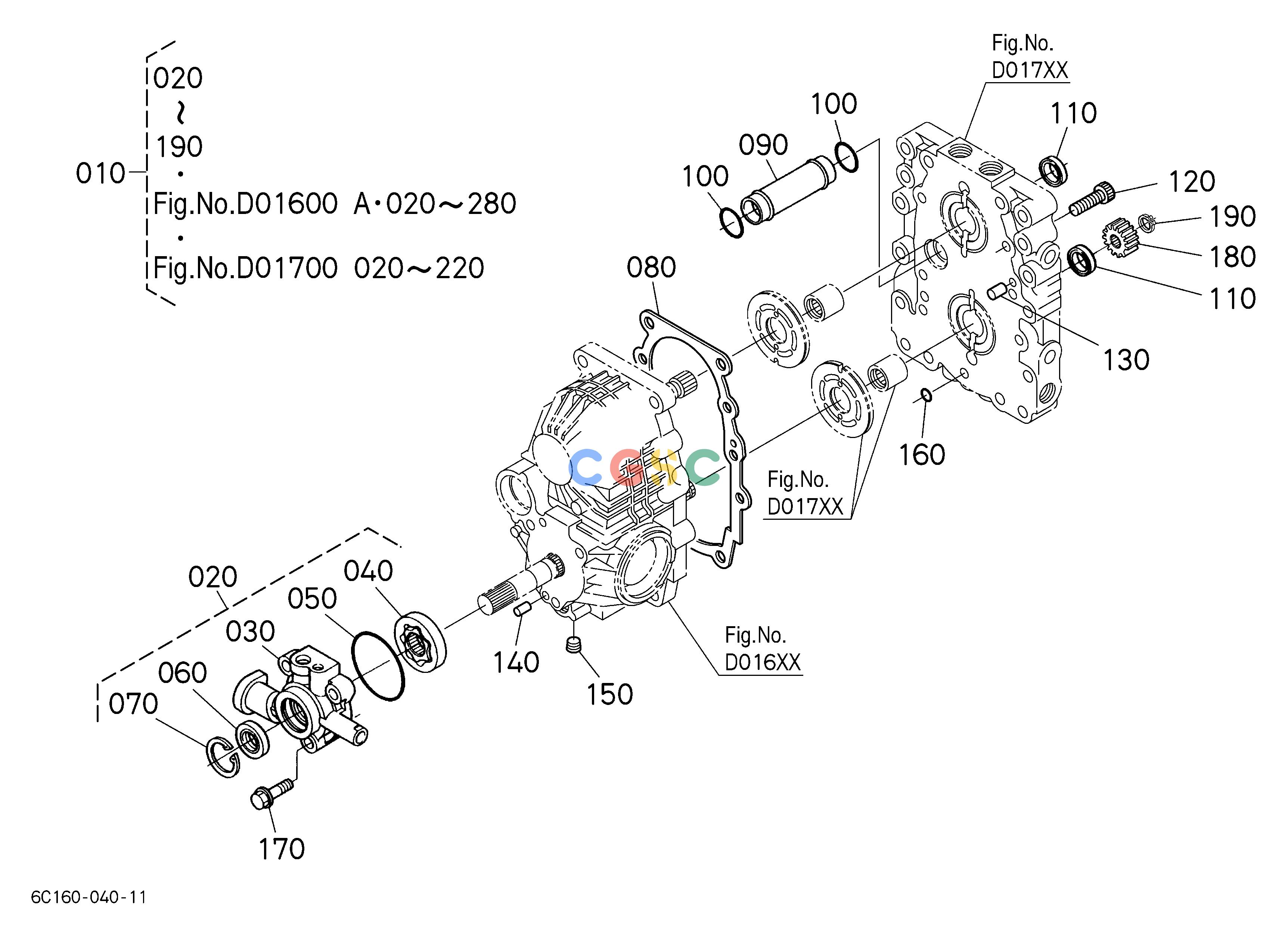 久保田零件查询D01800 HST 3 (CHARGE PUMP) [COMPONENT PARTS] TRANSMISSIONEPC Kubota online