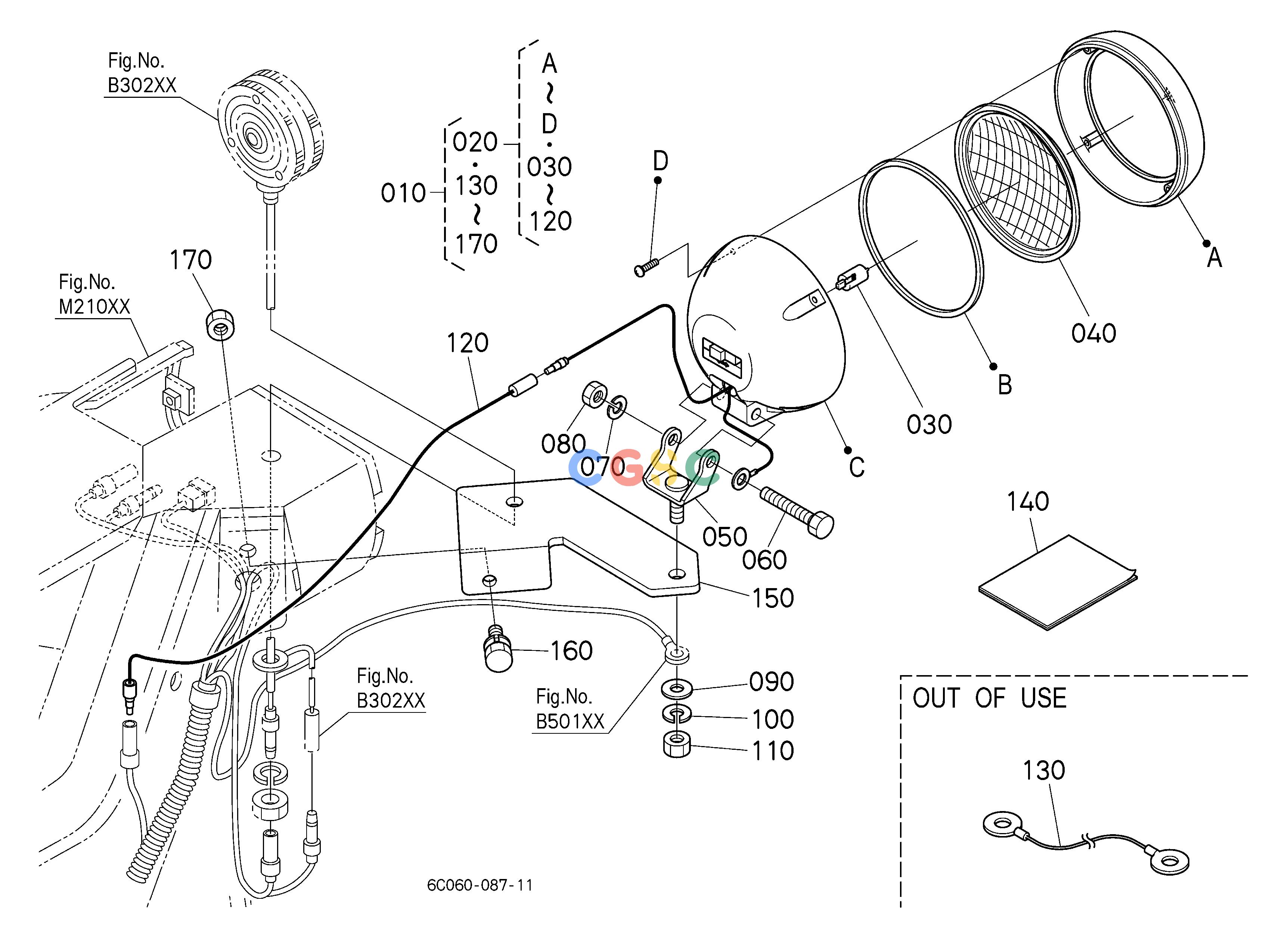 久保田零件查询U80502 WARKING LIGHT KIT [OPTION] ## S.No.>=64280 OPTIONEPC Kubota online
