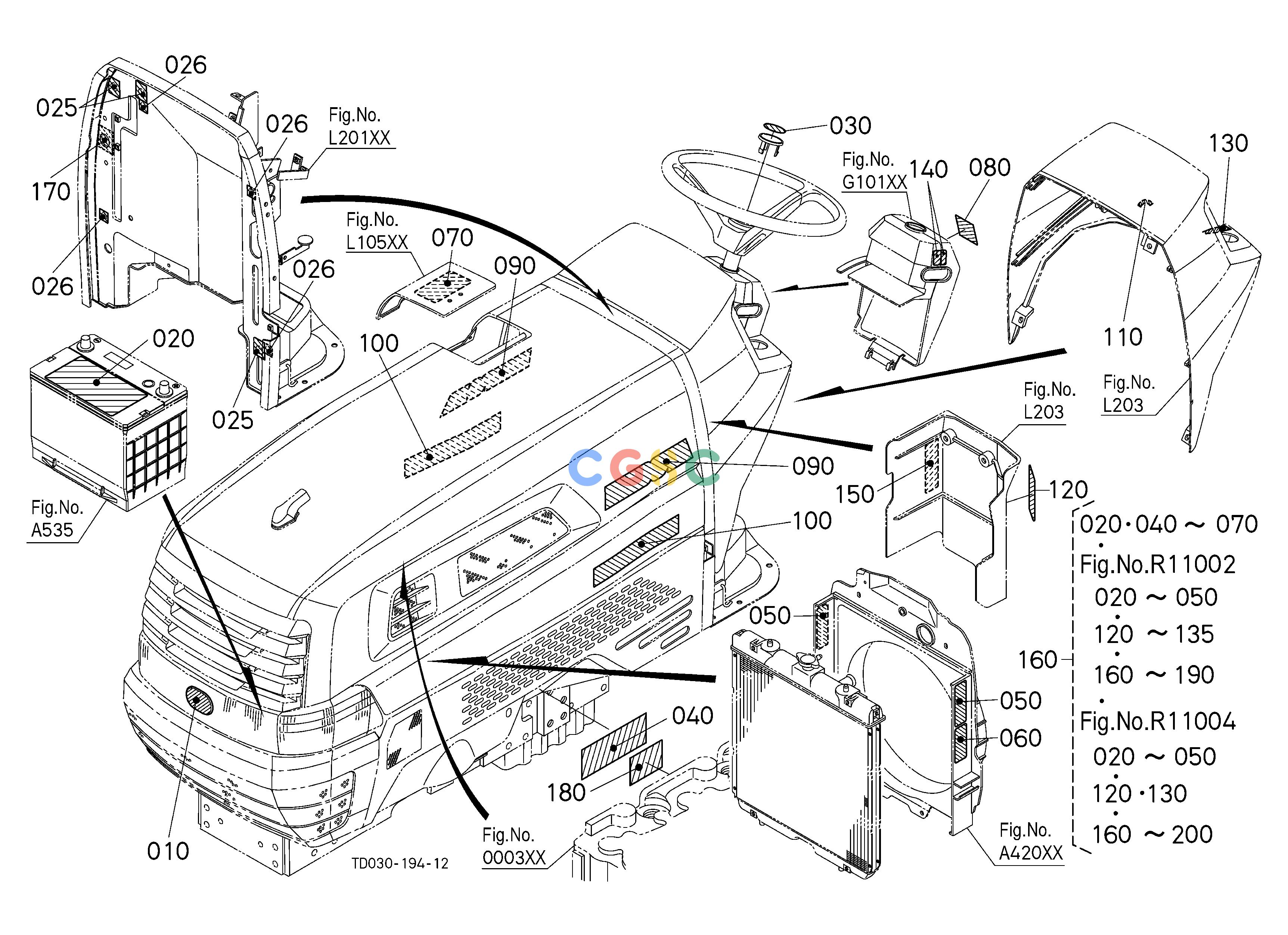 久保田零件查询R10502 LABEL (FRONT) [MANUAL T/M TYPE] [CA] LABELSEPC Kubota online