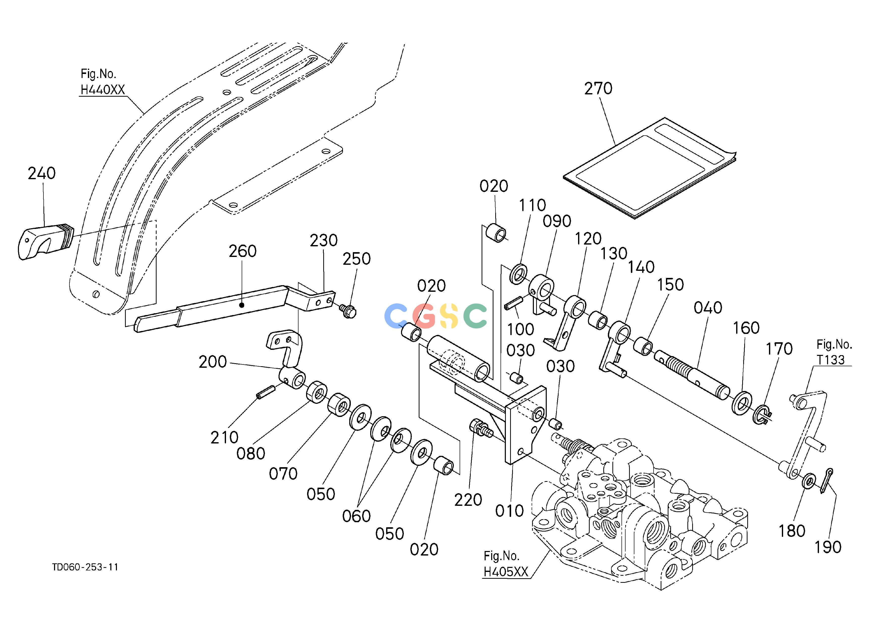 久保田零件查询T13000 POSITION CONTROL LEVER (WITH DRAFT) (W/G No.L8312) [OPTION] OPTIONEPC Kubota online