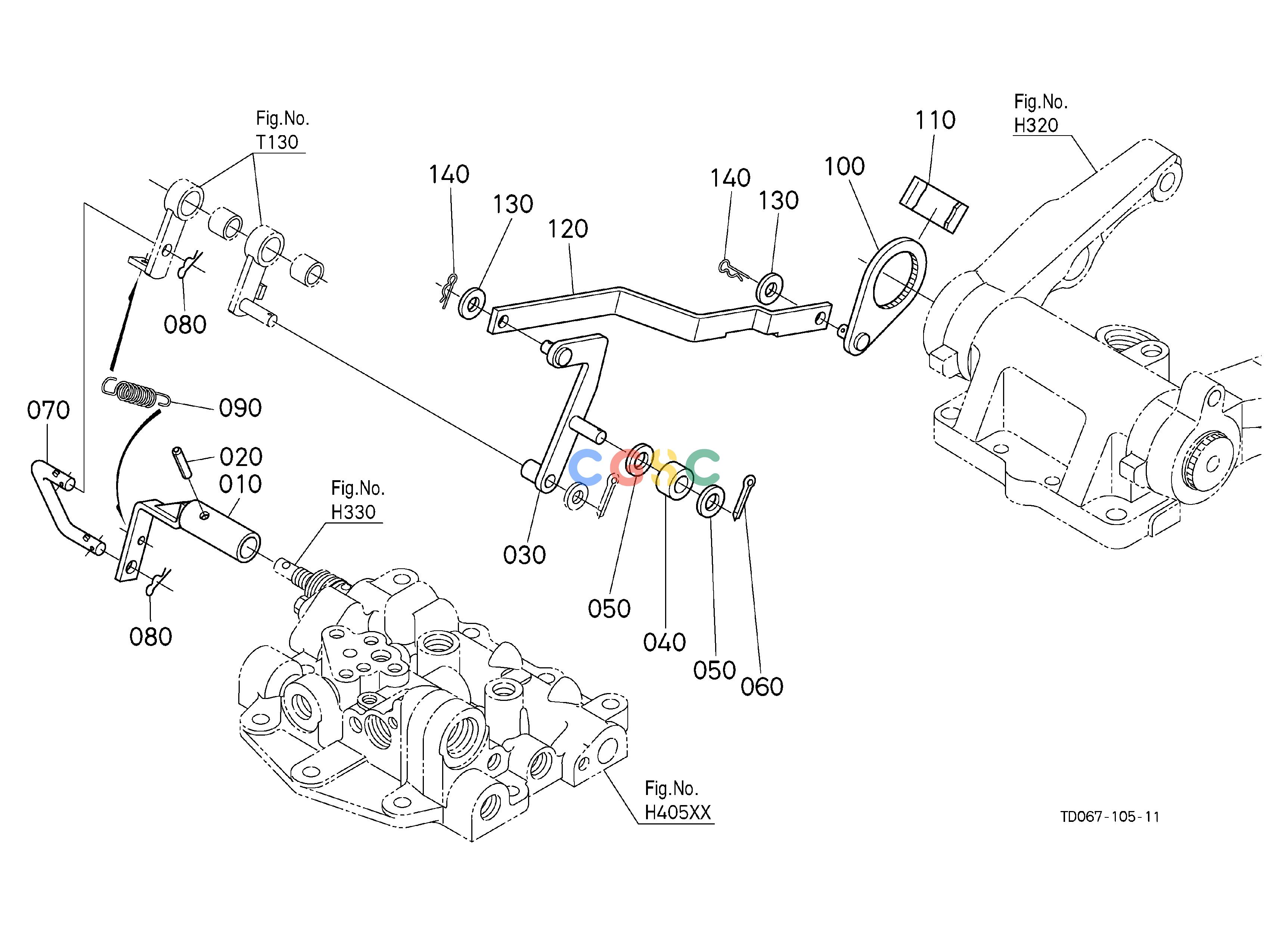 久保田零件查询T13300 POSITION CONTROL LINK (WITH DRAFT) (W/G No.L8312) [OPTION] OPTIONEPC Kubota online