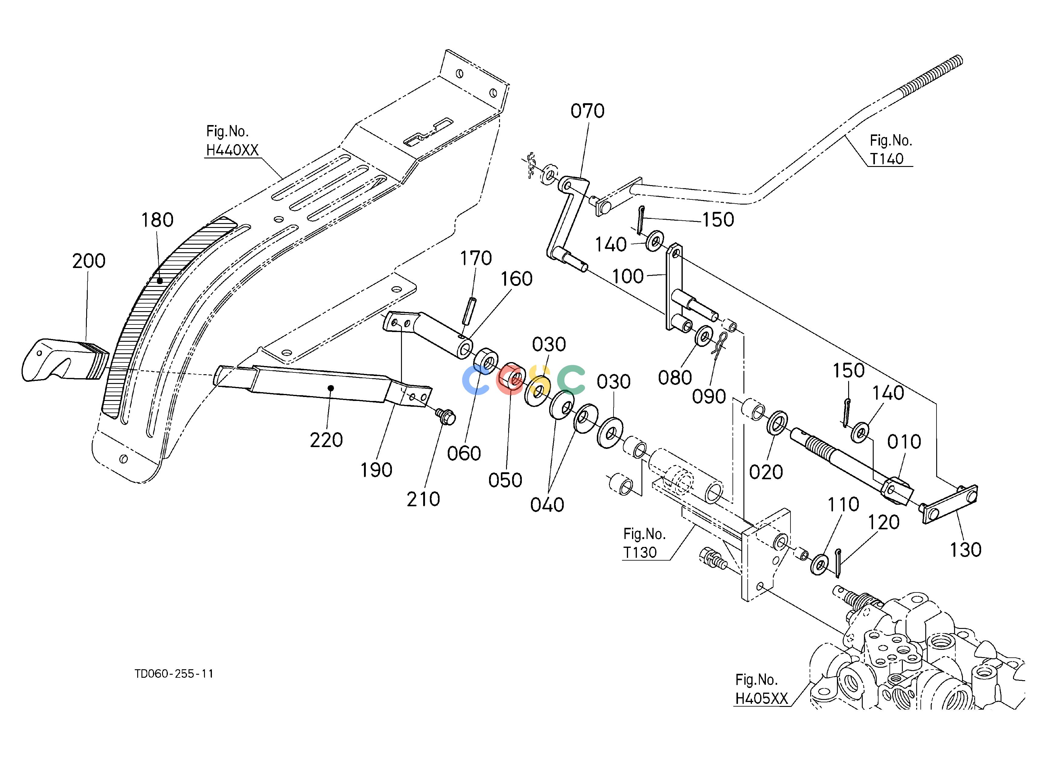 久保田零件查询T13500 DRAFT CONTROL LEVER (WITH DRAFT) (W/G No.L8312) [OPTION] OPTIONEPC Kubota online