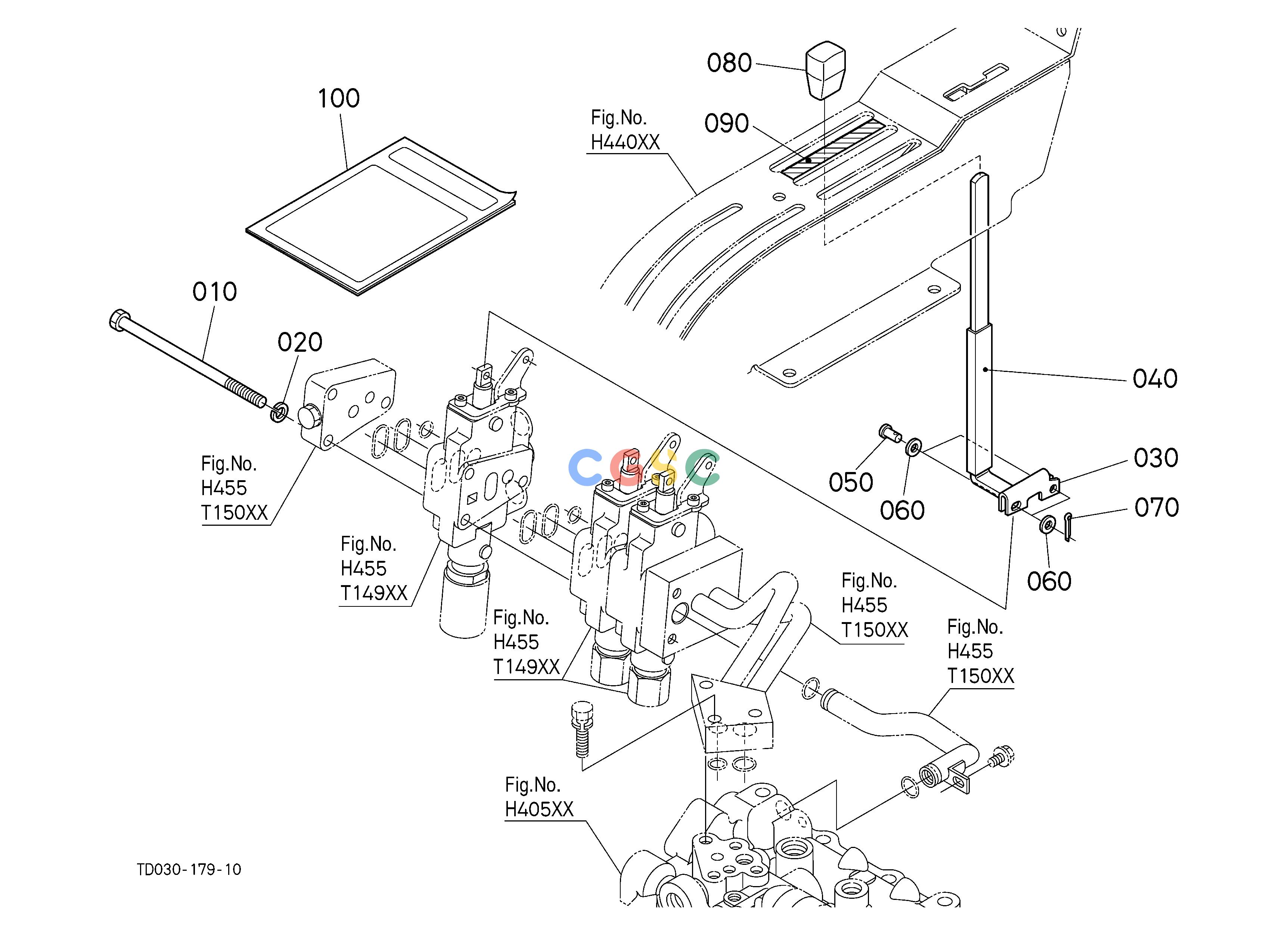 久保田零件查询T15004 AUXILIARY CONTROL VALVE LEVER (3RD) (W/G No.L8307) [OPTION] OPTIONEPC Kubota online