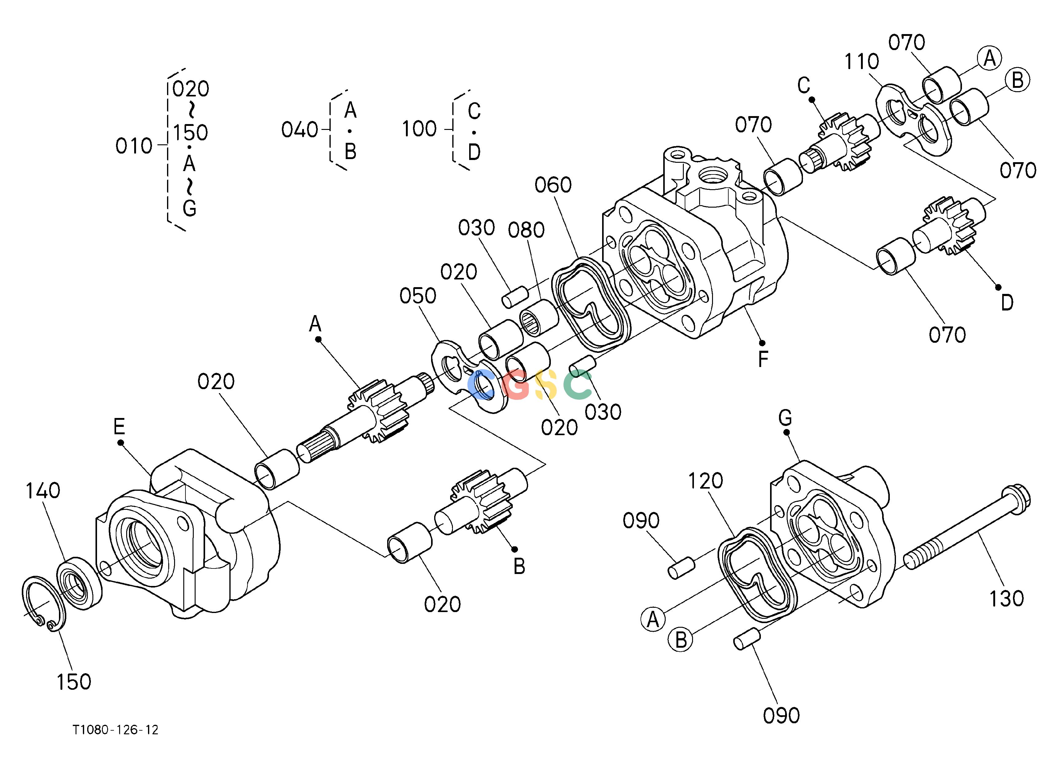 久保田零件查询H12500 HYDRAULIC PUMP [COMPONENT PARTS] HYDRAULIC SYSTEMEPC Kubota online