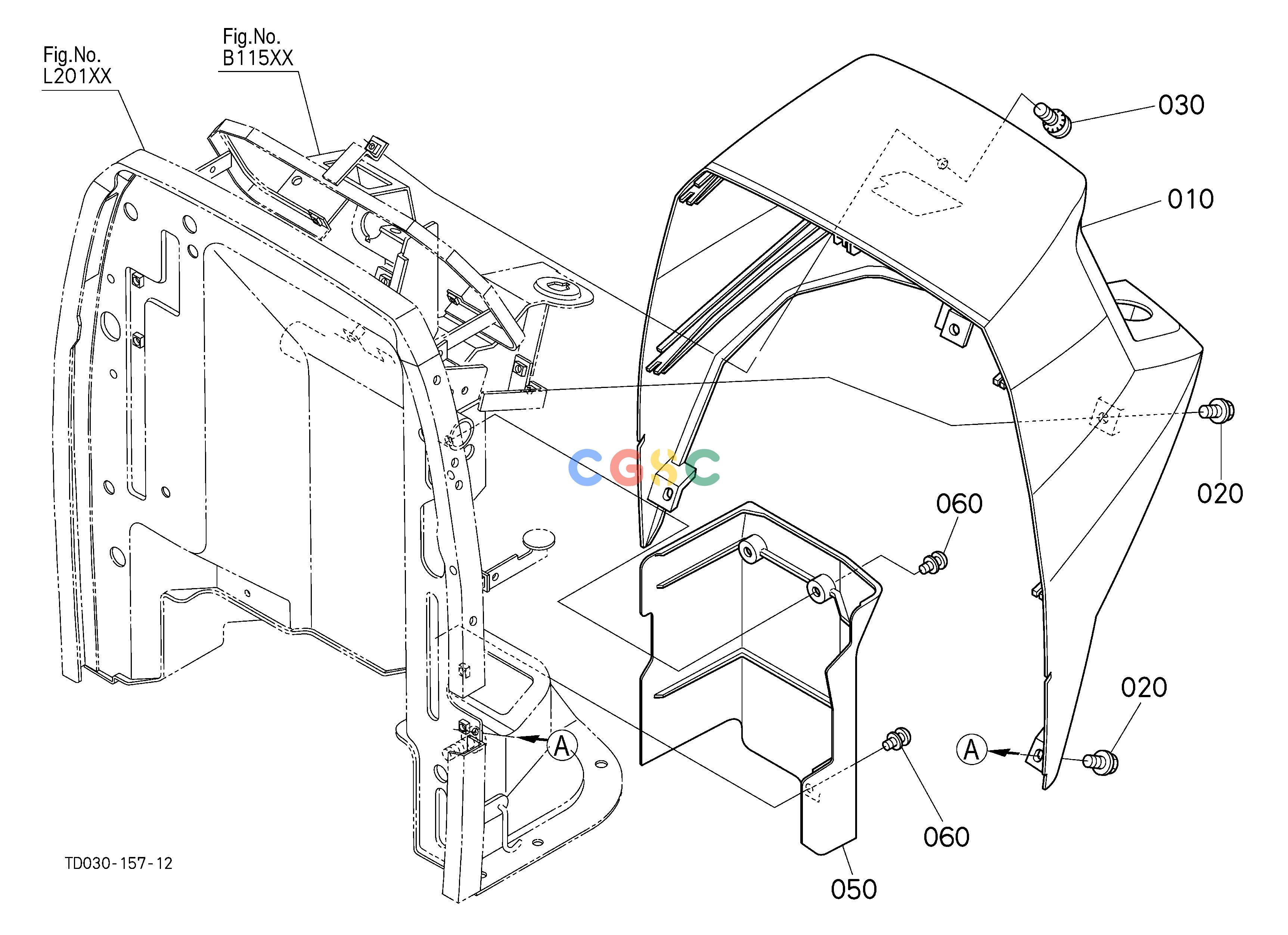 久保田零件查询L20300 PANEL COVER [ROPS TYPE] HOOD/BONNETEPC Kubota online