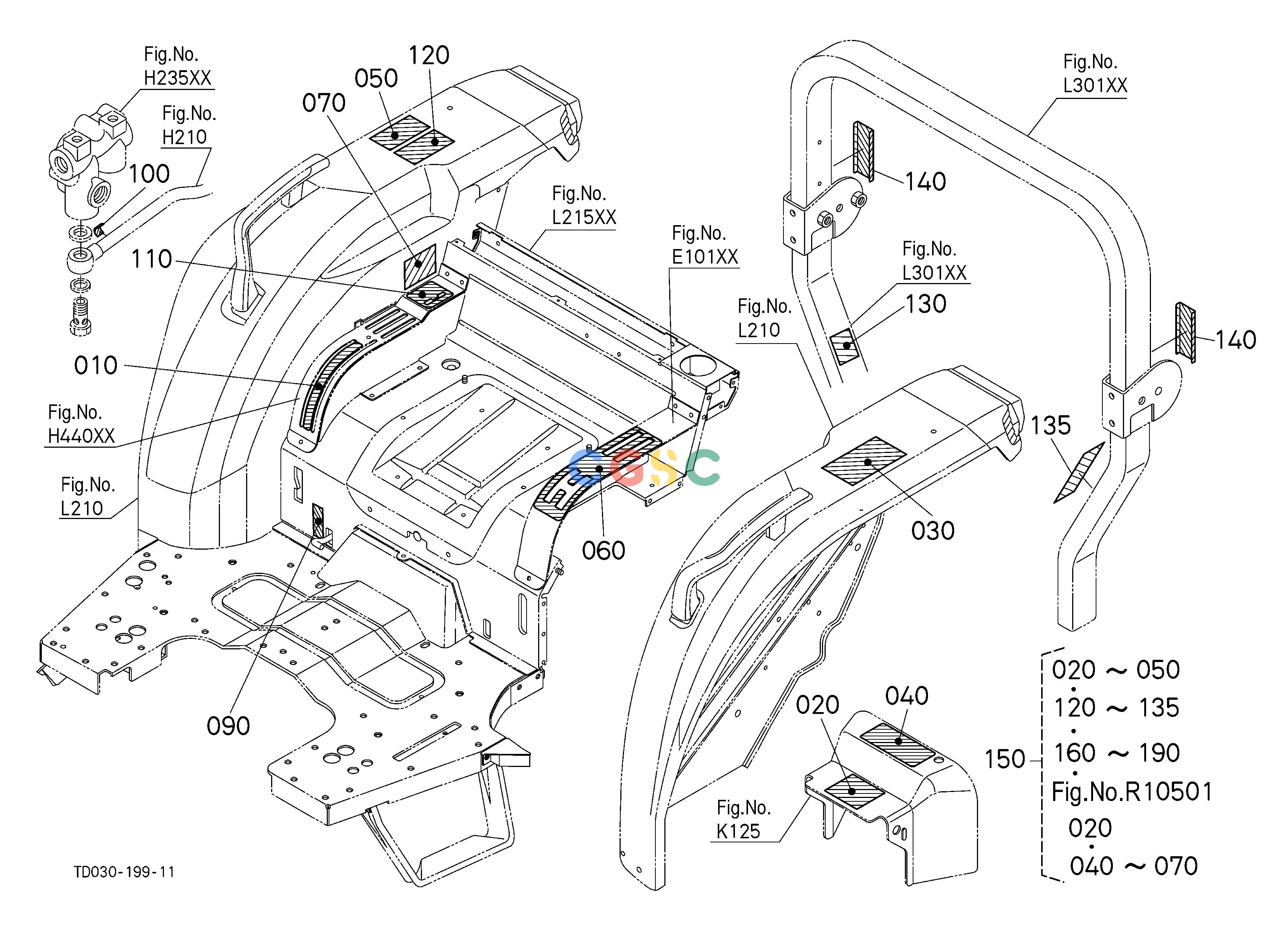 久保田零件查询R11001 LABEL (REAR) [MANUAL T/M TYPE] [A] LABELSEPC Kubota online
