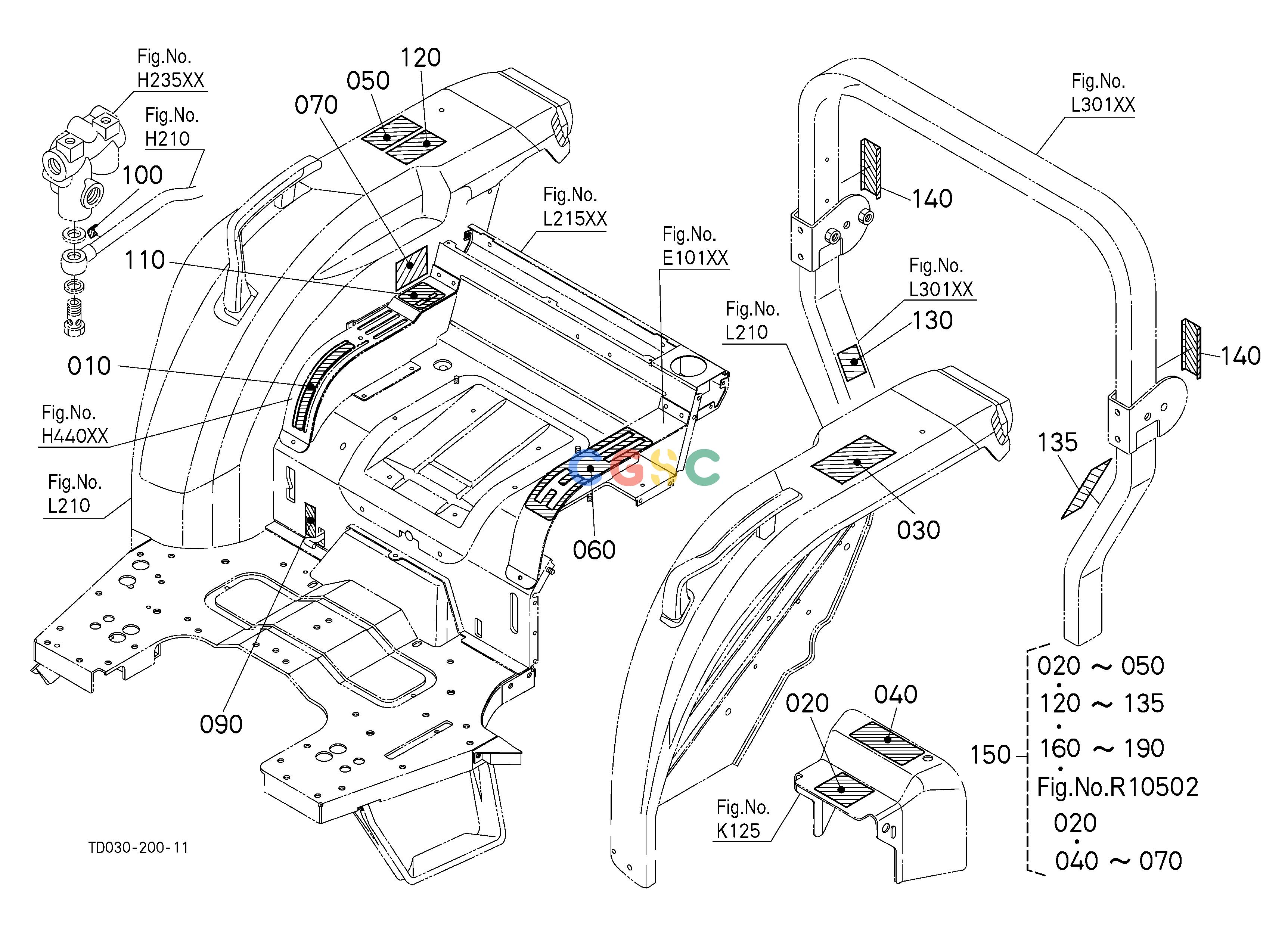 久保田零件查询R11002 LABEL (REAR) [MANUAL T/M TYPE] [CA] LABELSEPC Kubota online