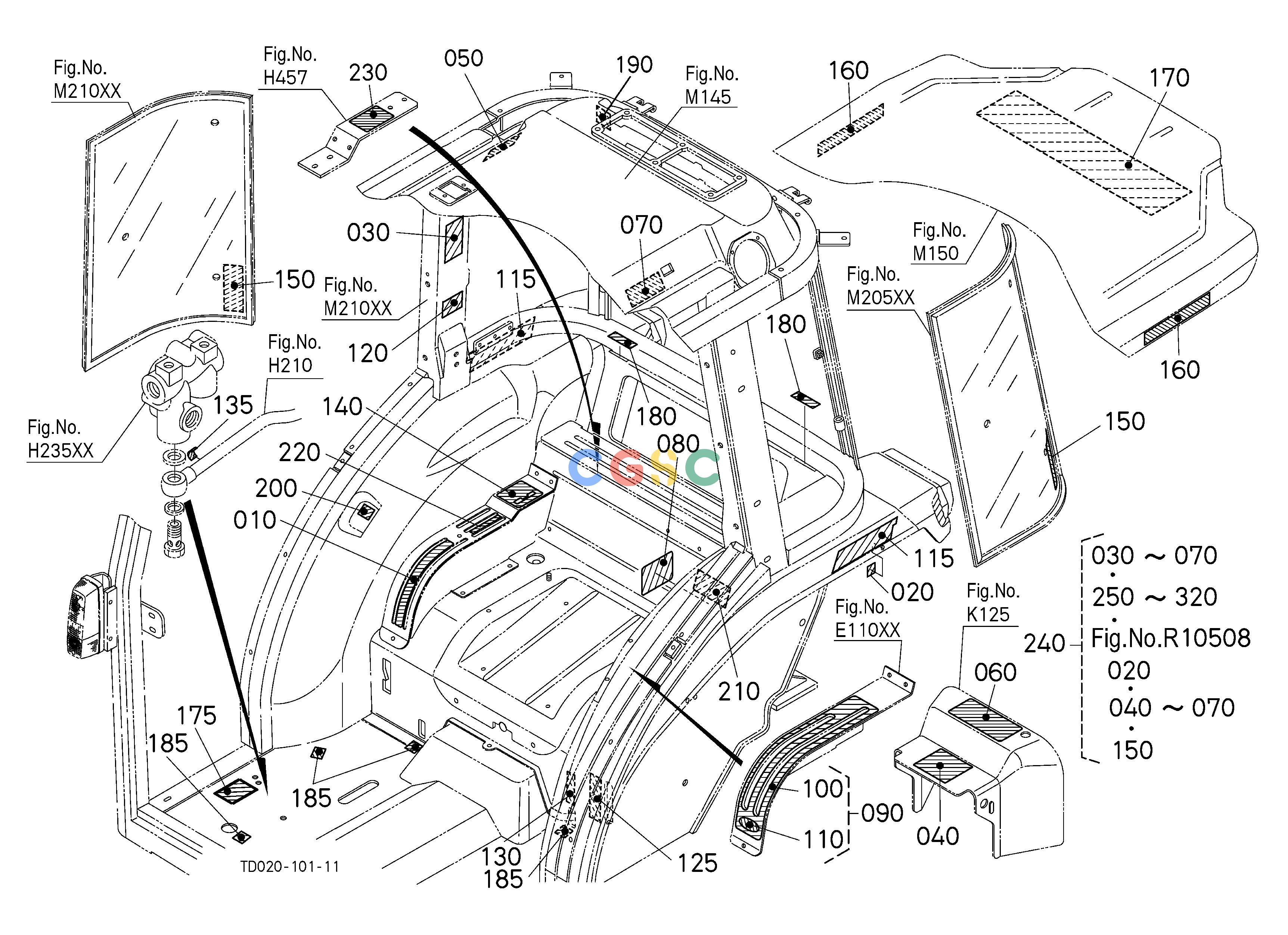 久保田零件查询R11010 LABEL (REAR) [HST TYPE] [CAB TYPE] [CA] LABELSEPC Kubota online
