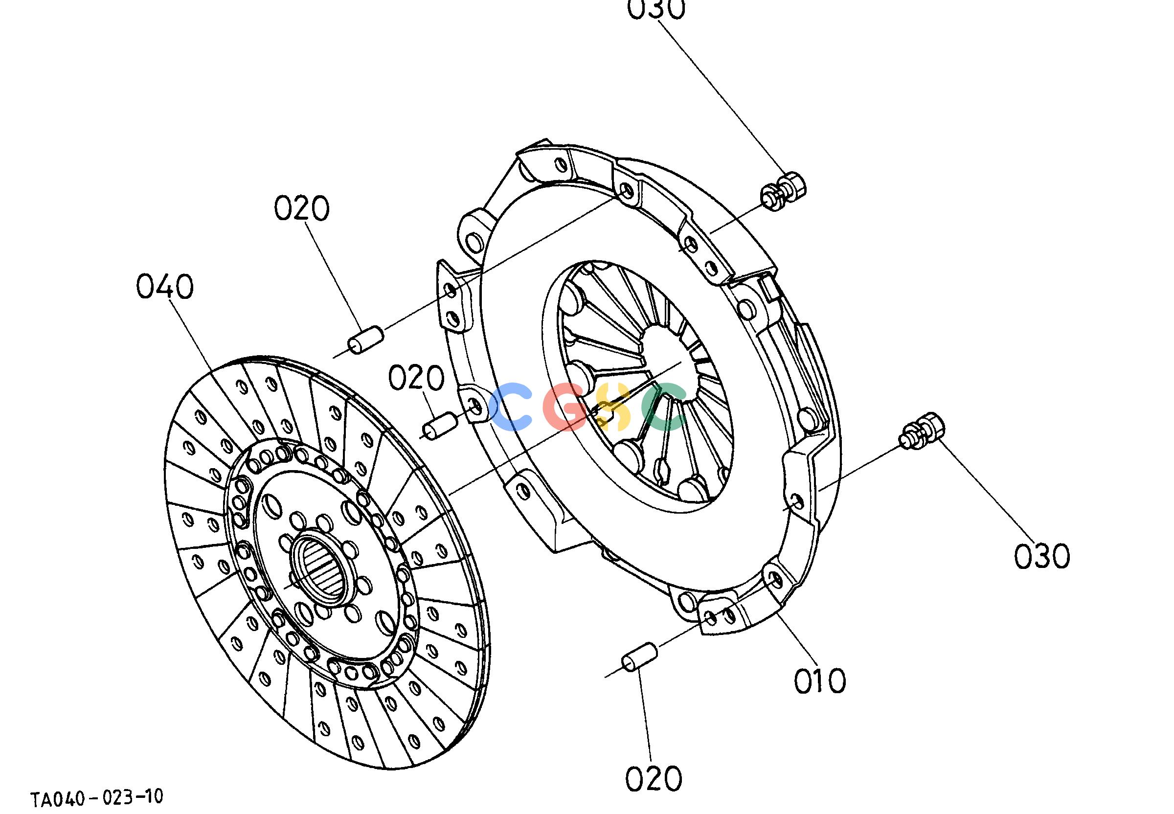 久保田零件查询C10102 CLUTCH [EXCEPT L3830-HST TYPE] CLUTCH/TRANSMISSIONEPC Kubota online