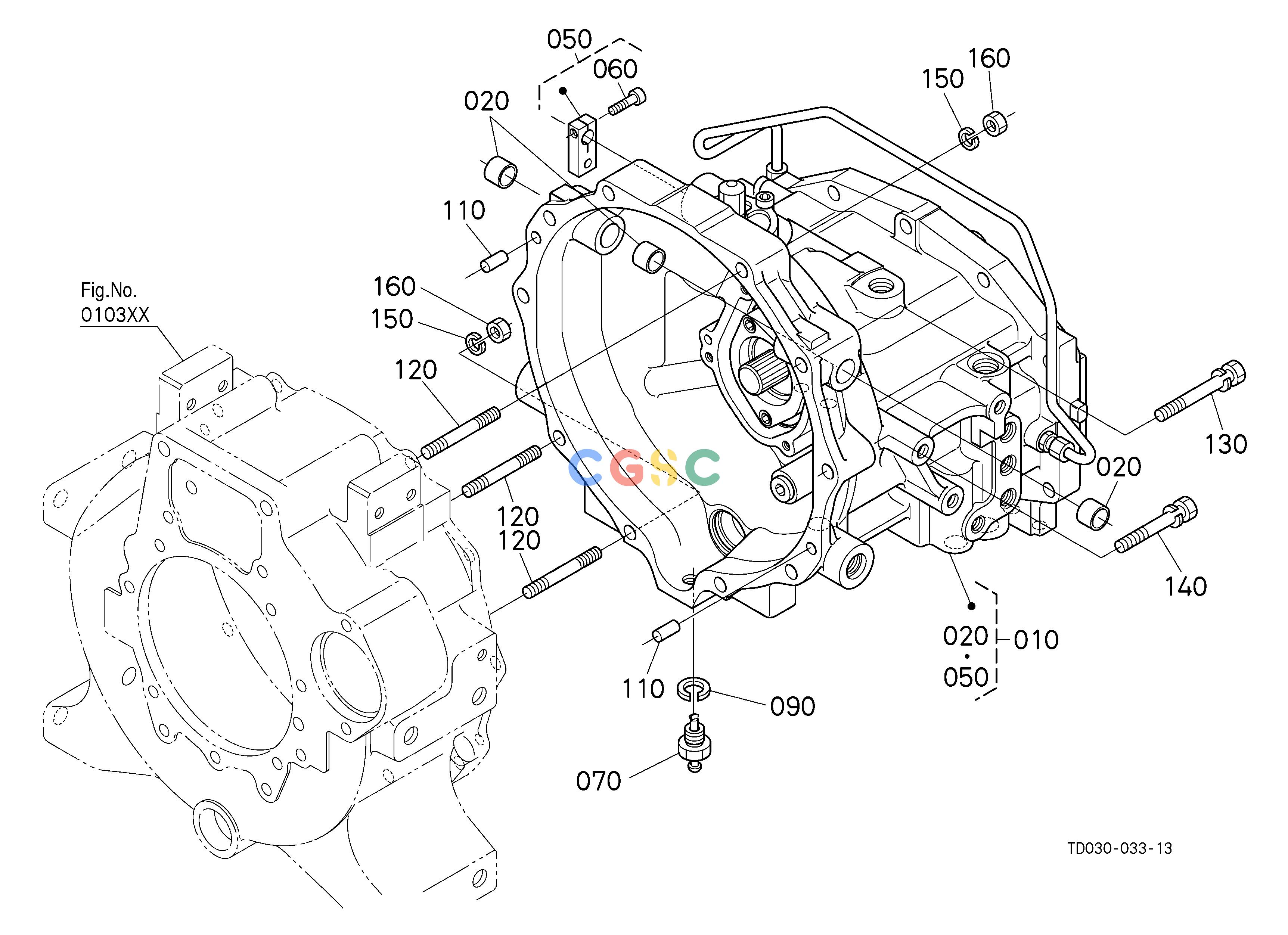 久保田零件查询C40104 CLUTCH HOUSING [HST TYPE] CLUTCH/TRANSMISSIONEPC Kubota online