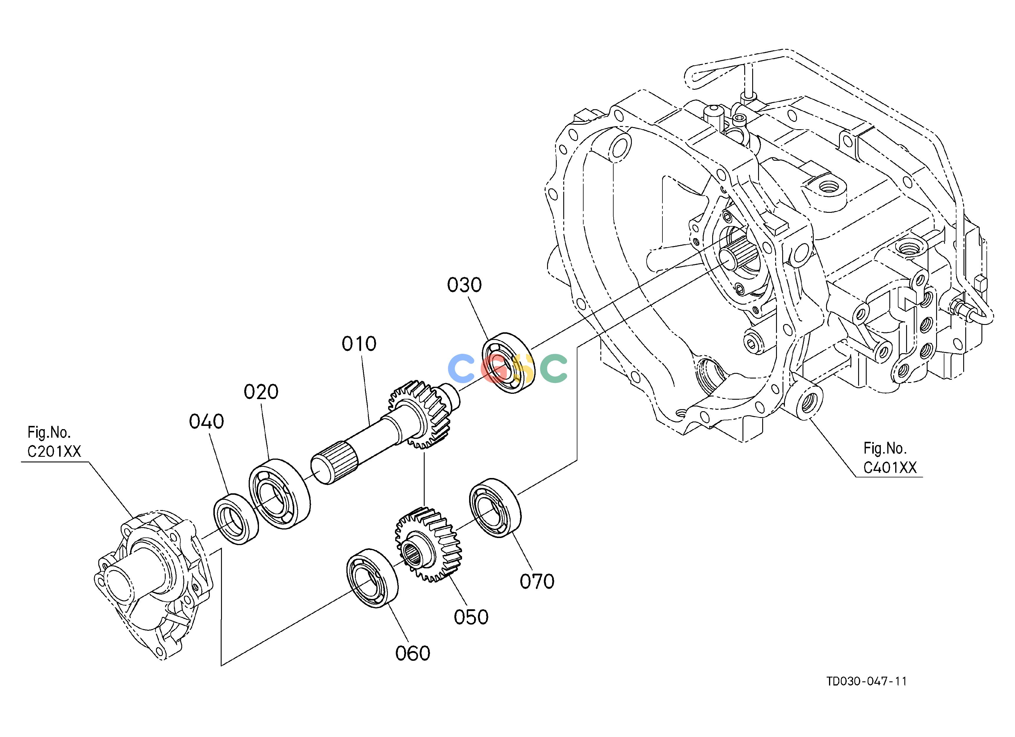 久保田零件查询D10300 INPUT SHAFT [HST TYPE] CLUTCH/TRANSMISSIONEPC Kubota online