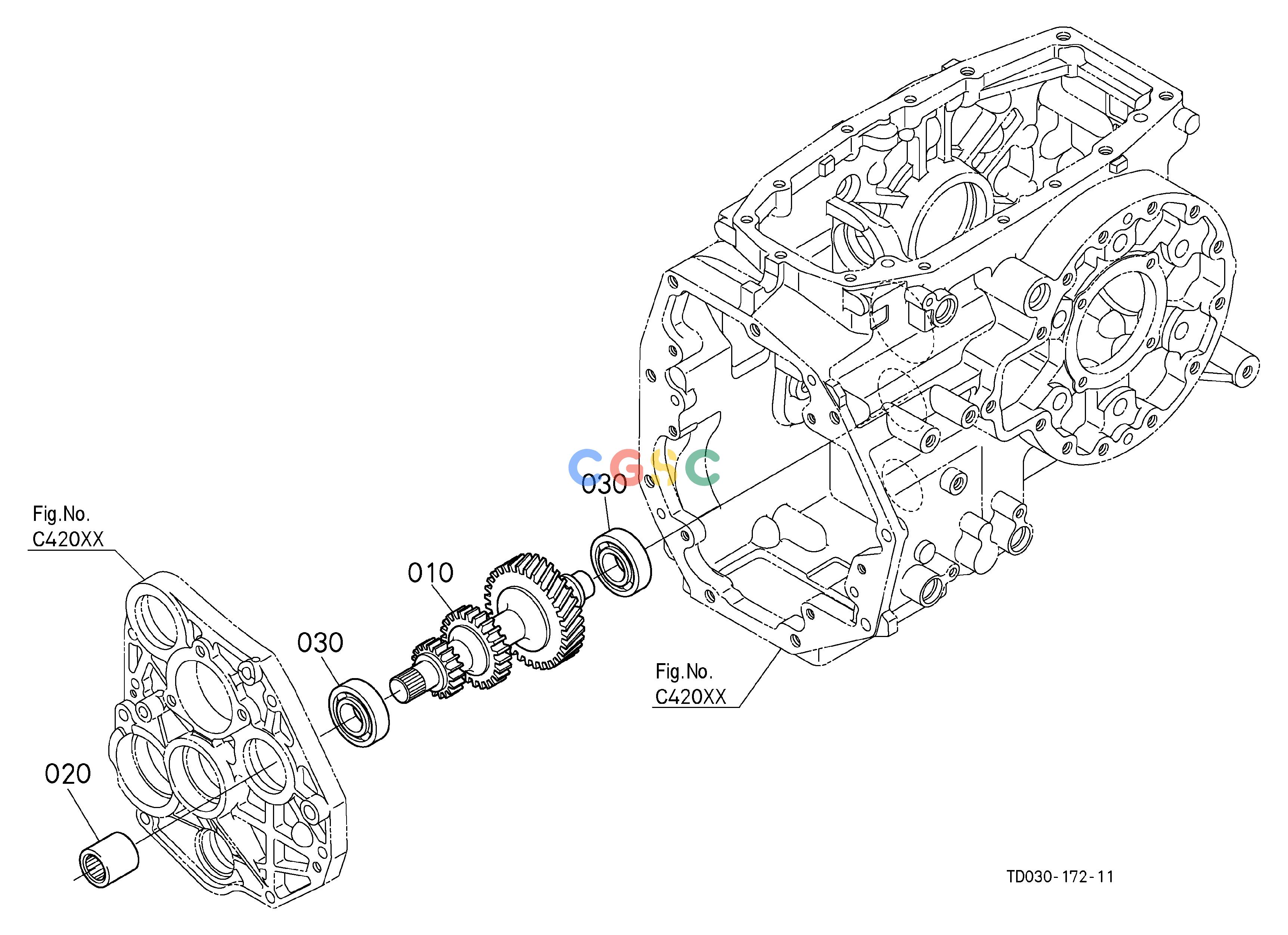 久保田零件查询D11703 RANGE GEAR SHAFT [HST TYPE] CLUTCH/TRANSMISSIONEPC Kubota online