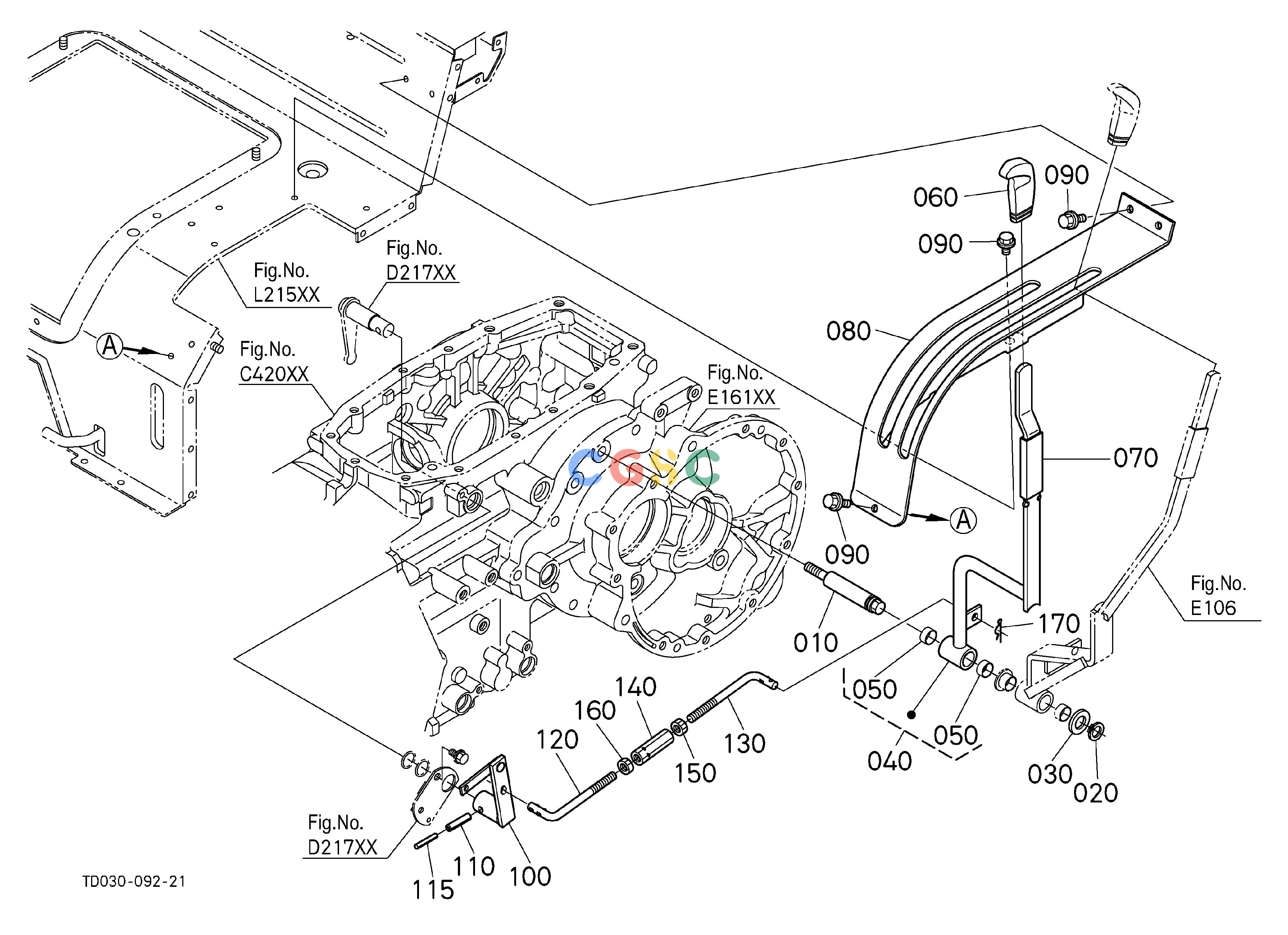 久保田零件查询E11002 RANGE GEAR SHIFT LEVER [HST TYPE] [ROPS TYPE] SPEED CHANGE SHIFT FORK /SHIFT LEVEREPC Kubota online