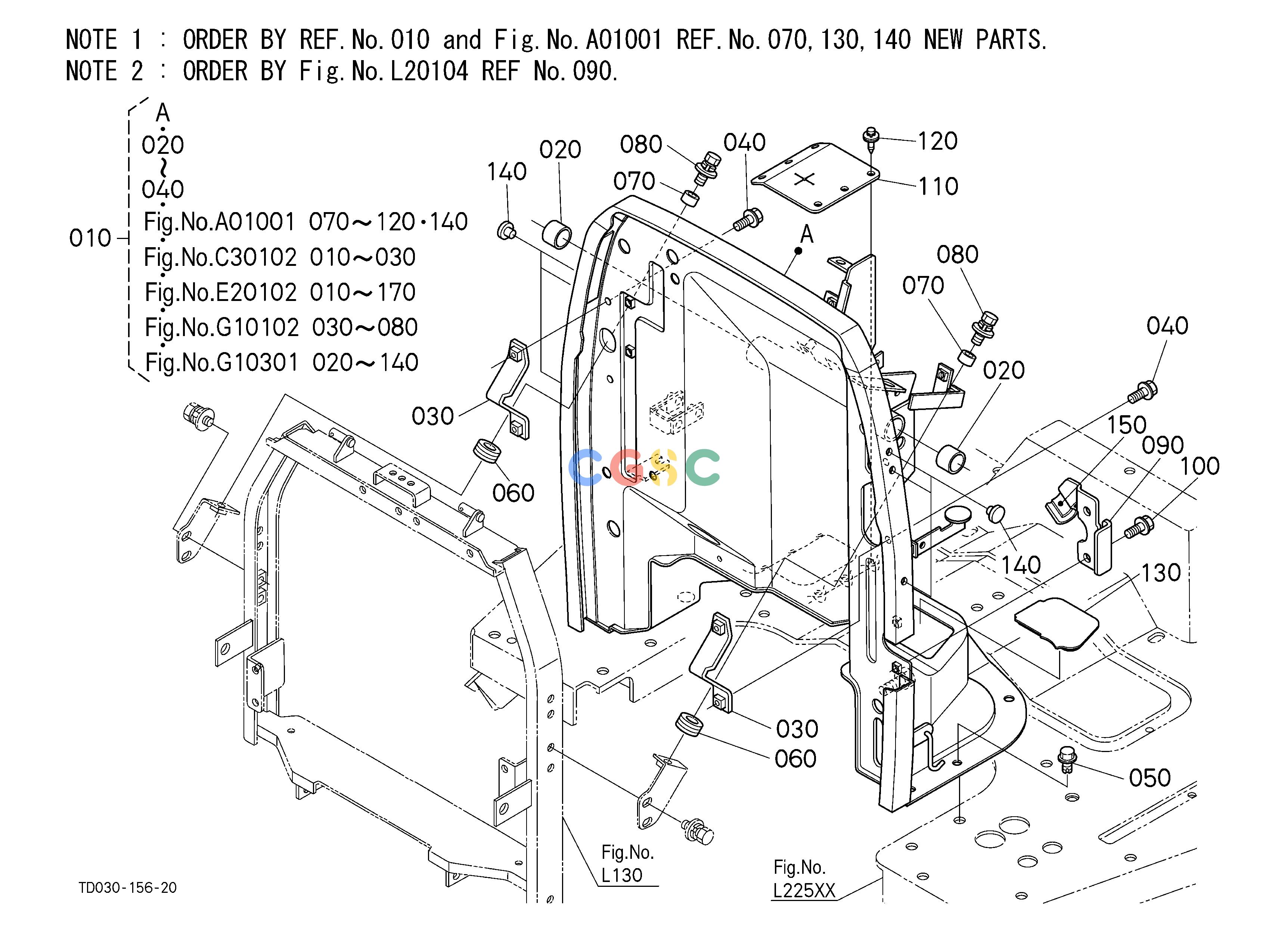 久保田零件查询L20103 PANEL FRAME [OLD TYPE] [HST TYPE] [ROPS TYPE] ## S.No.<=34772 HOOD/BONNETEPC Kubota online