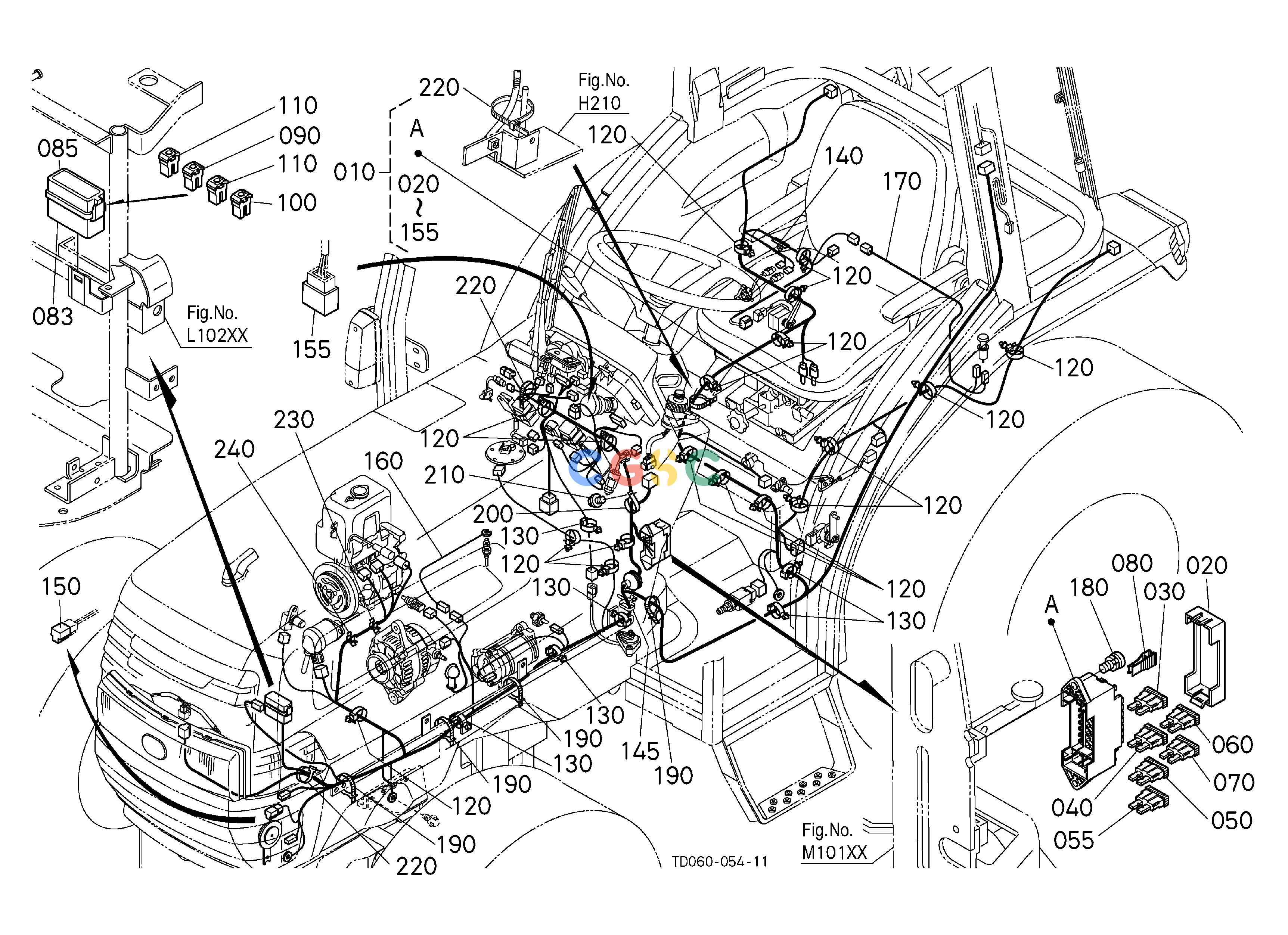 久保田零件查询B50305 ELECTRICAL WIRING [OLD TYPE] [HST TYPE] [CAB TYPE] ## S.No.<=33753 ELECTRICAL SYSTEMEPC Kubota online