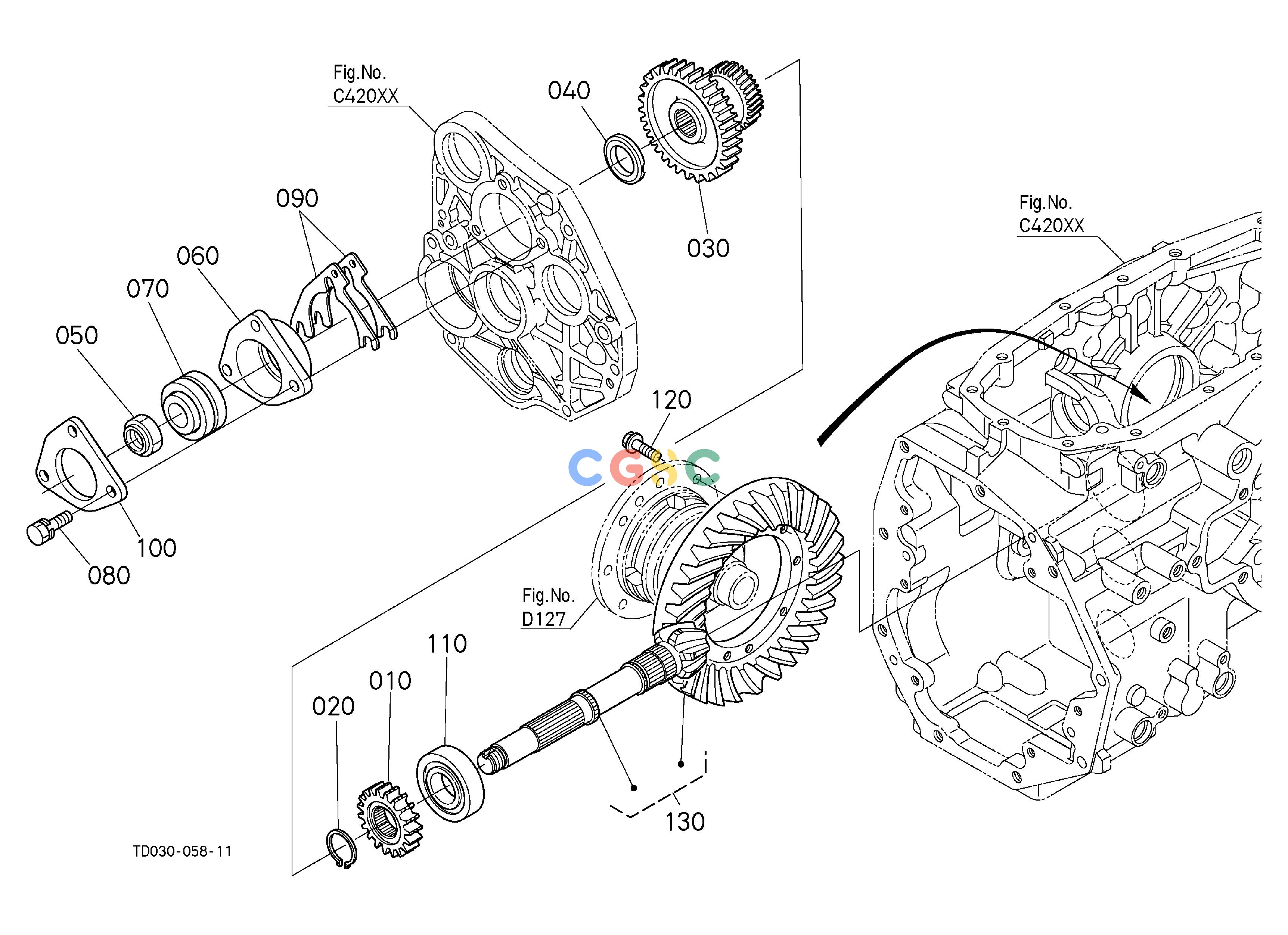 久保田零件查询D12502 SPIRAL BEVEL PINION [GST TYPE] [ROPS TYPE] CLUTCH/TRANSMISSIONEPC Kubota online