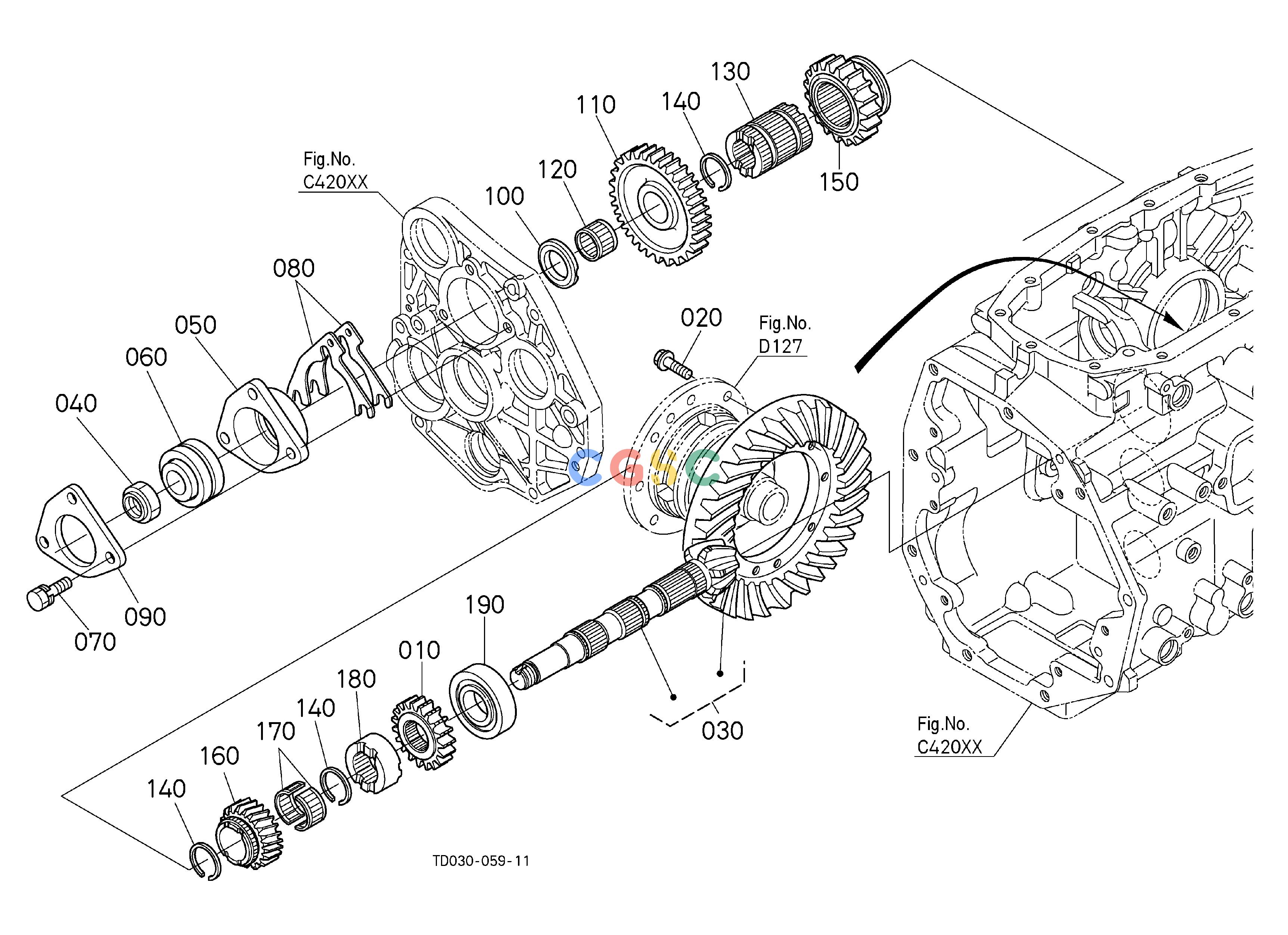 久保田零件查询D12504 SPIRAL BEVEL PINION [HST TYPE] CLUTCH/TRANSMISSIONEPC Kubota online