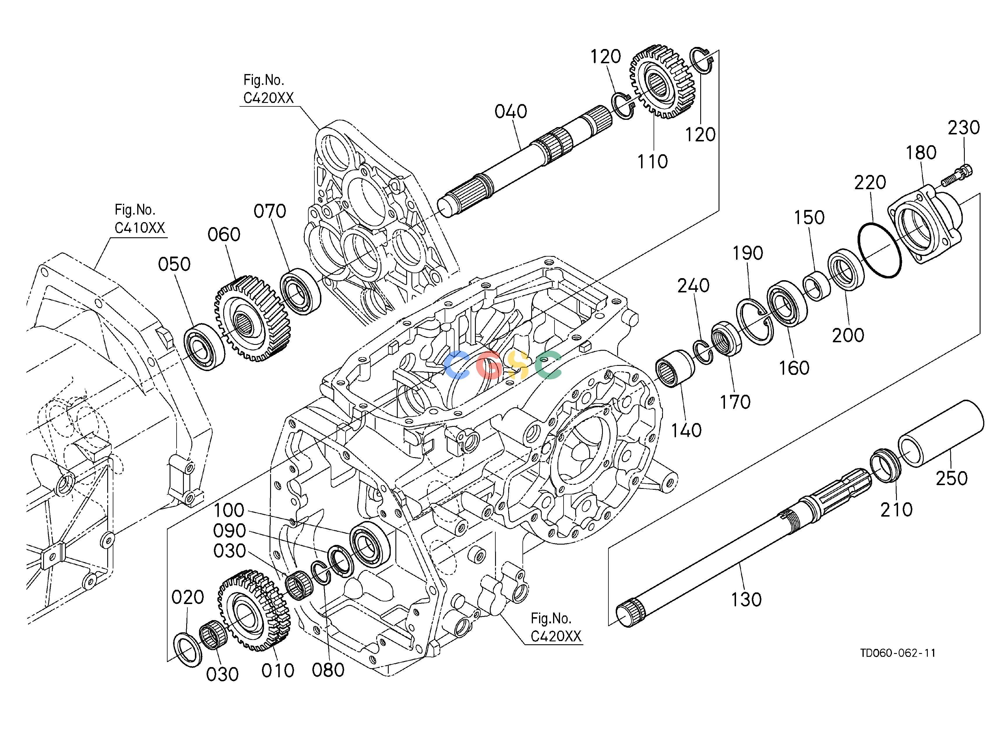 久保田零件查询D13503 PTO SHAFT [HST TYPE] CLUTCH/TRANSMISSIONEPC Kubota online