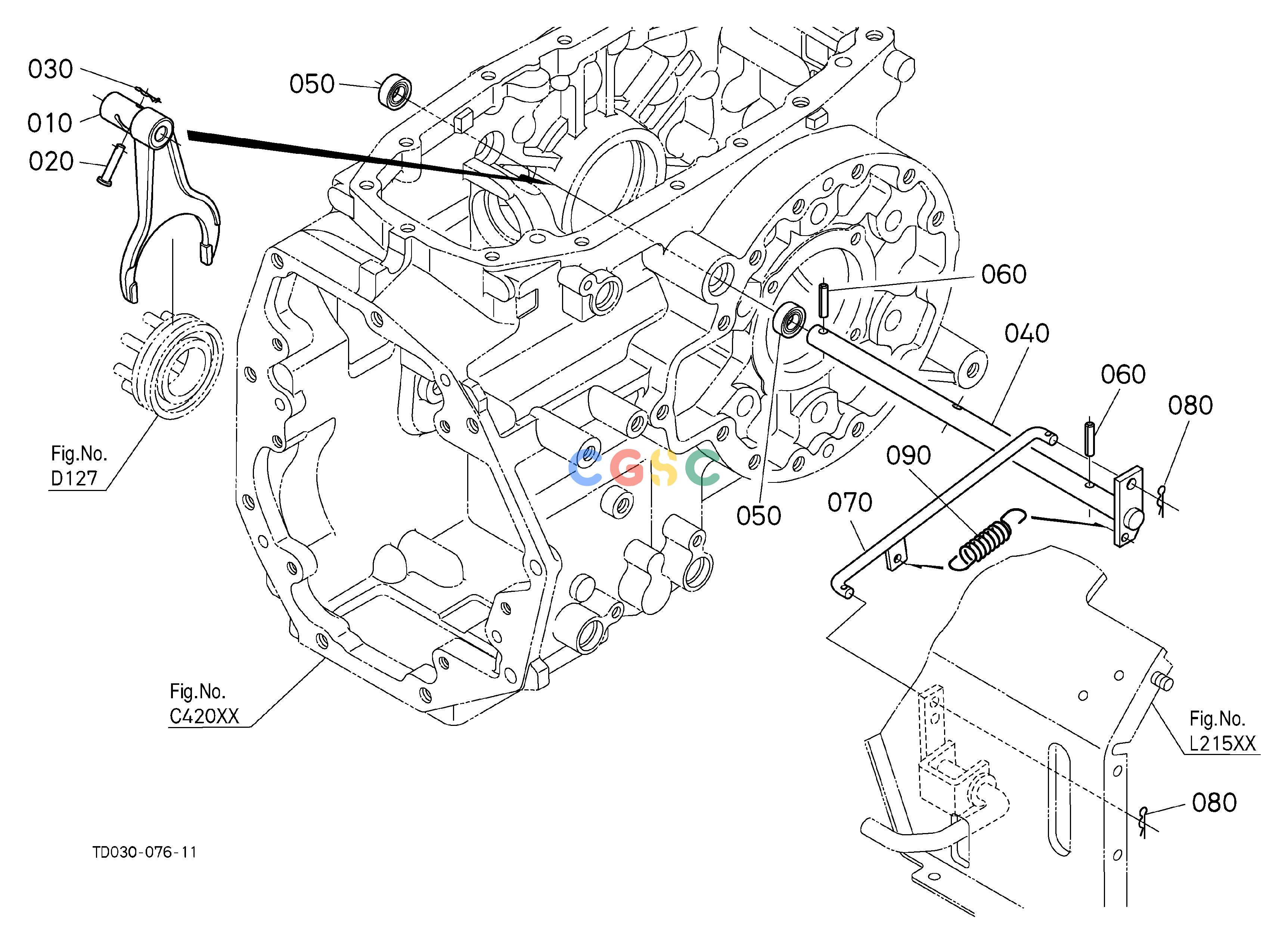 久保田零件查询D22503 DIFFERENTIAL LOCK SHIFT FORK [HST TYPE] [ROPS TYPE] SPEED CHANGE SHIFT FORK /SHIFT LEVEREPC Kubota online