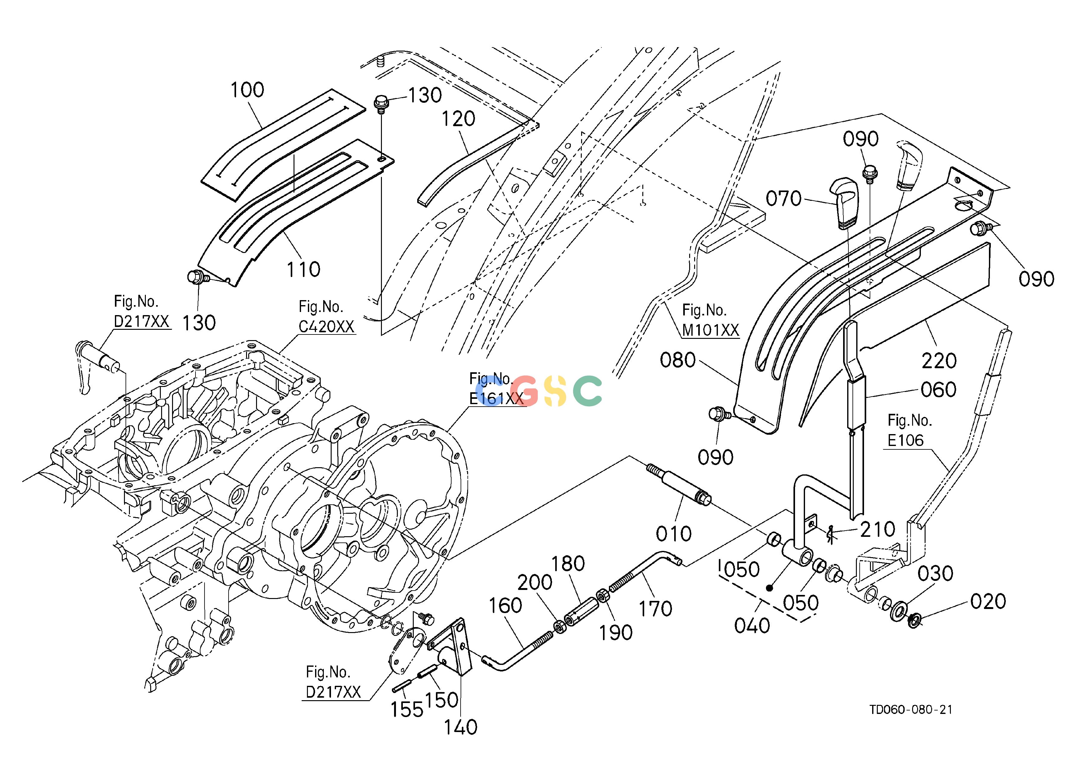 久保田零件查询E11003 RANGE GEAR SHIFT LEVER [HST TYPE] [CAB TYPE] SPEED CHANGE SHIFT FORK /SHIFT LEVEREPC Kubota online
