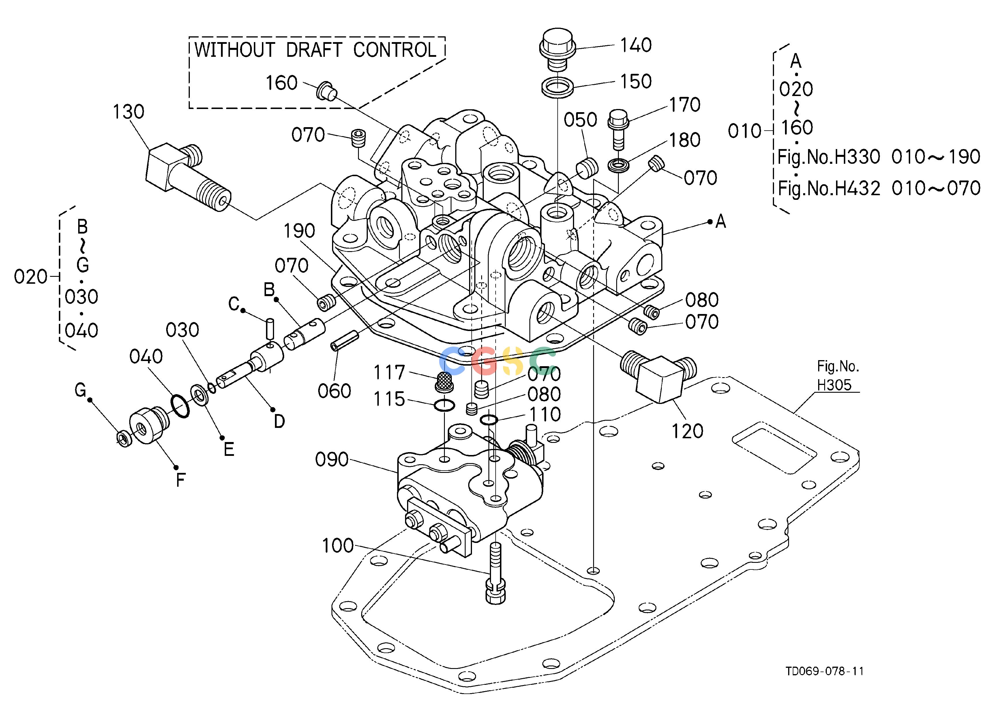 久保田零件查询H40504 CONTROL VALVE (WITH REMOTE CONTROL VALVE) [NEW TYPE] ## S.No.>=32834 HYDRAULIC SYSTEMEPC Kubota online