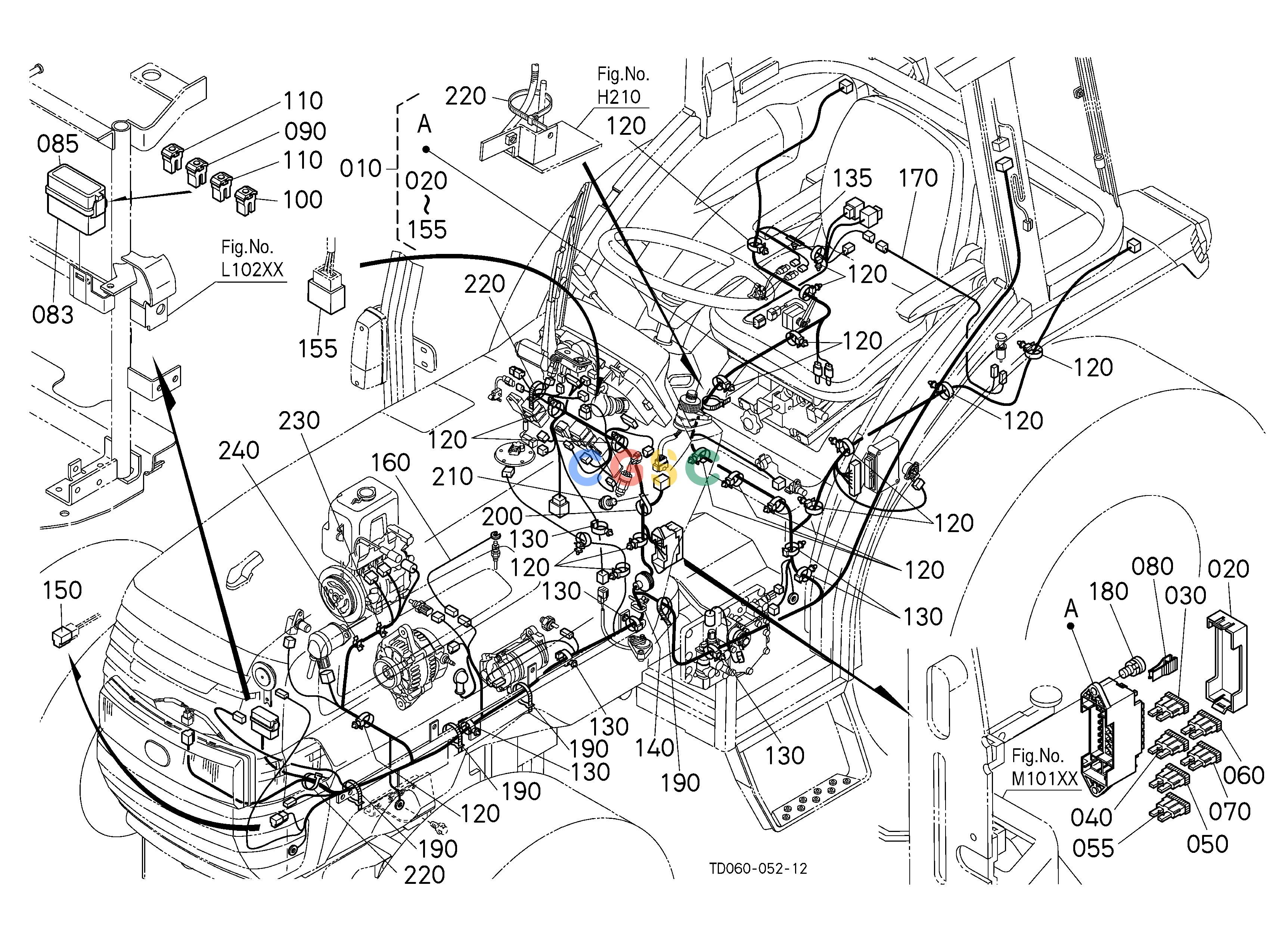 久保田零件查询B50303 ELECTRICAL WIRING [GST TYPE] [CAB TYPE] ELECTRICAL SYSTEMEPC Kubota online