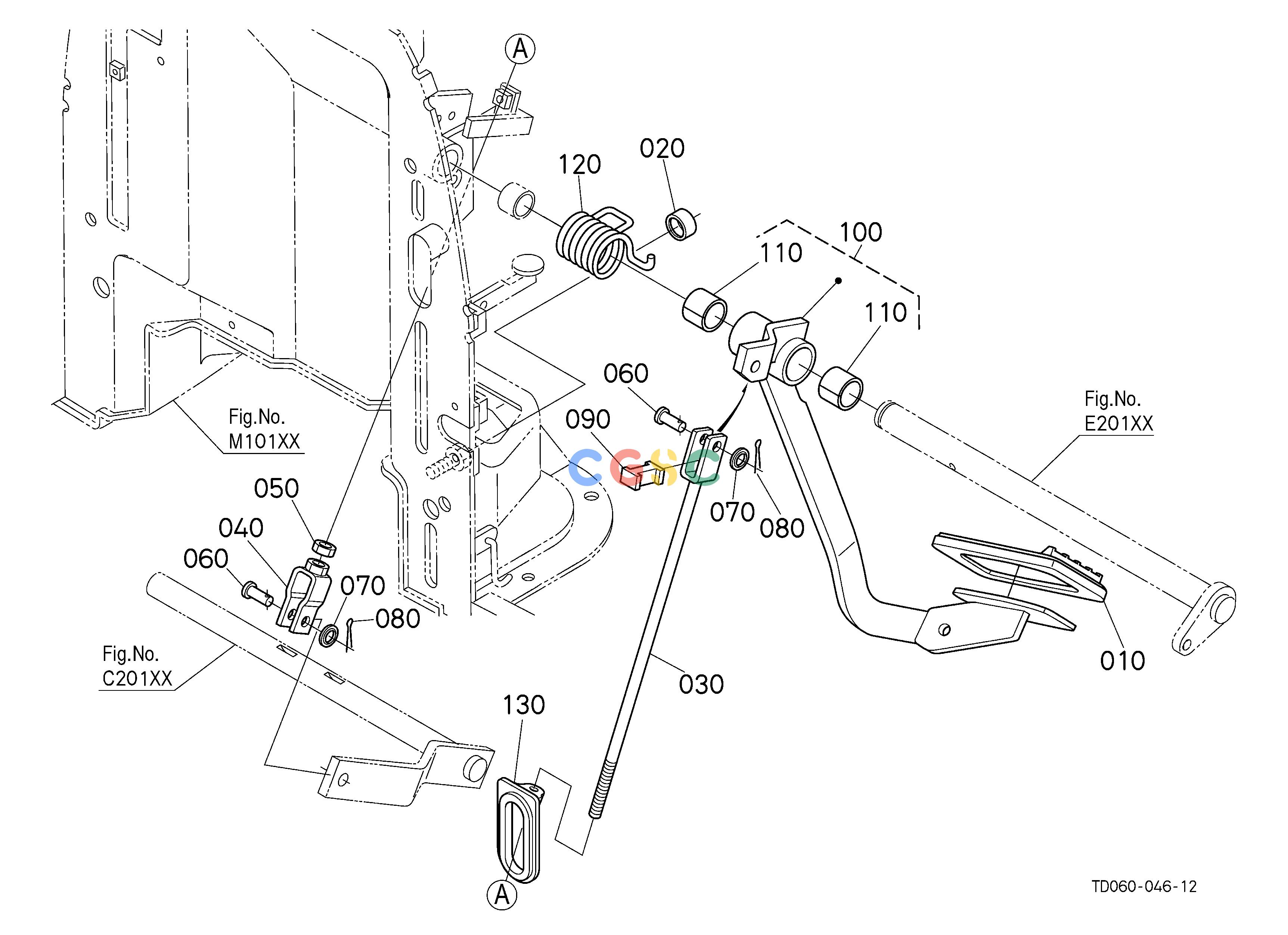 久保田零件查询C30102 CLUTCH PEDAL [GST TYPE] [CAB TYPE] CLUTCH/TRANSMISSIONEPC Kubota online