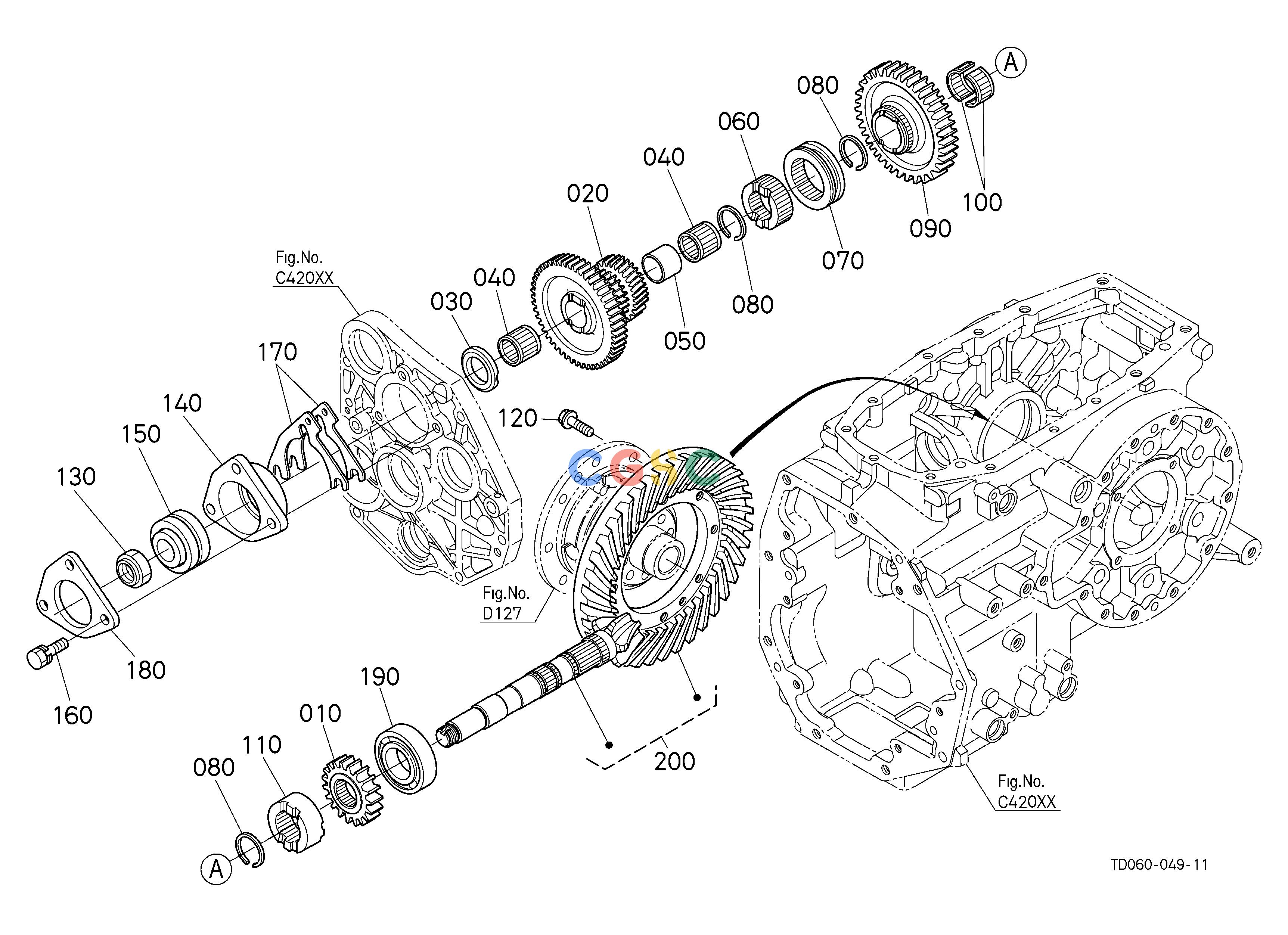 久保田零件查询D12503 SPIRAL BEVEL PINION [GST TYPE] [CAB TYPE] CLUTCH/TRANSMISSIONEPC Kubota online