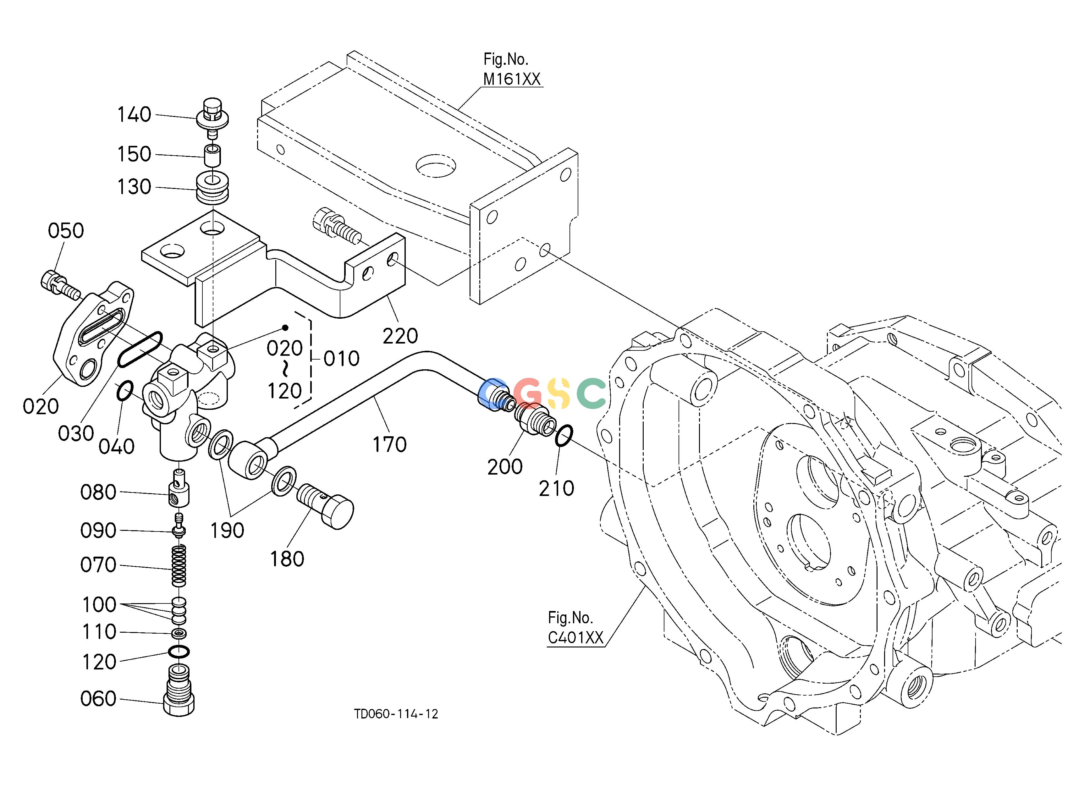 久保田零件查询H23502 HYDRAULIC OUTLET BLOCK [GST TYPE] [CAB TYPE] HYDRAULIC SYSTEMEPC Kubota online