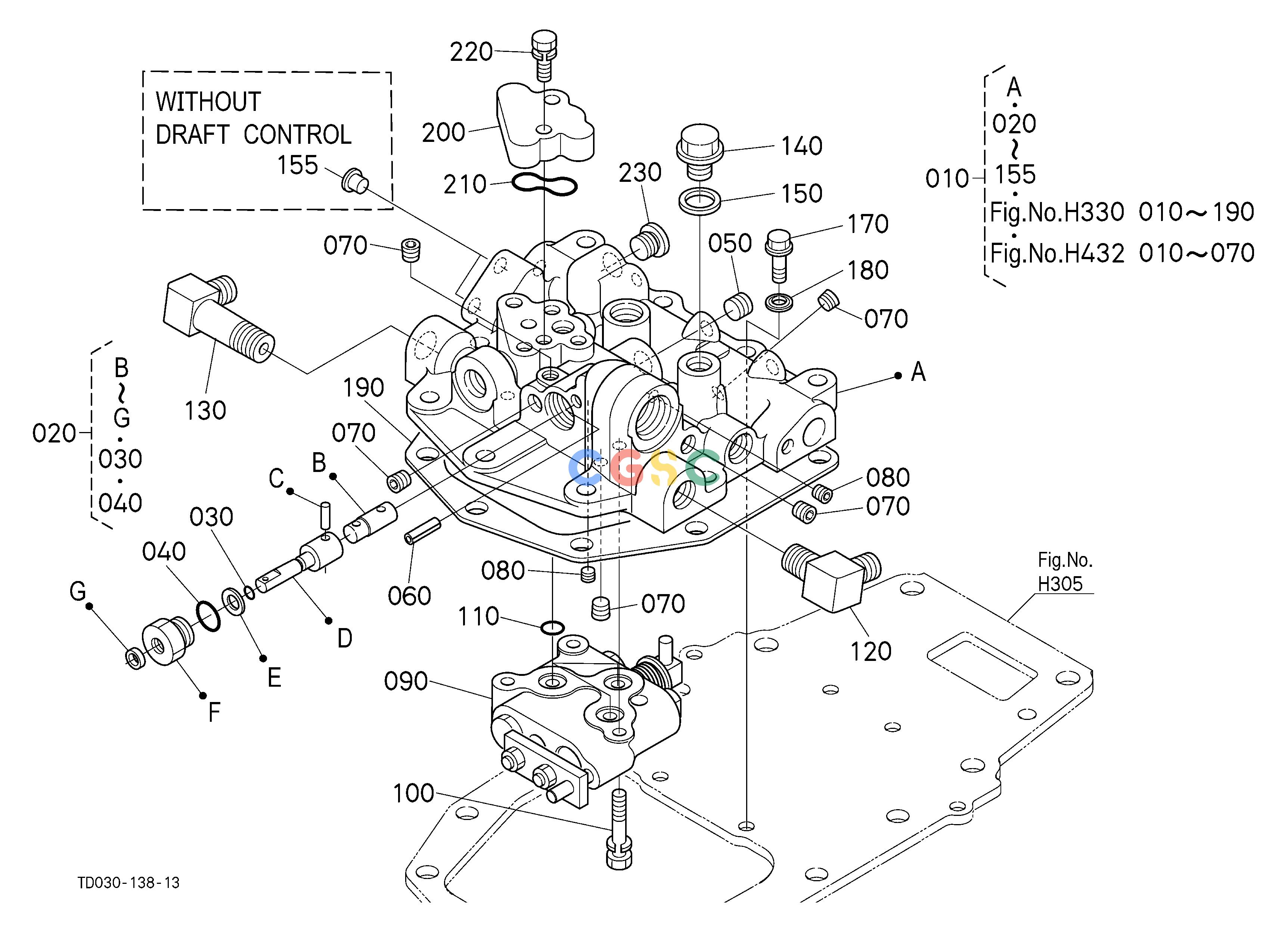久保田零件查询H40501 CONTROL VALVE (W/O REMOTE CONTROL VALVE) [OLD TYPE] ## S.No.<=31802 HYDRAULIC SYSTEMEPC Kubota online