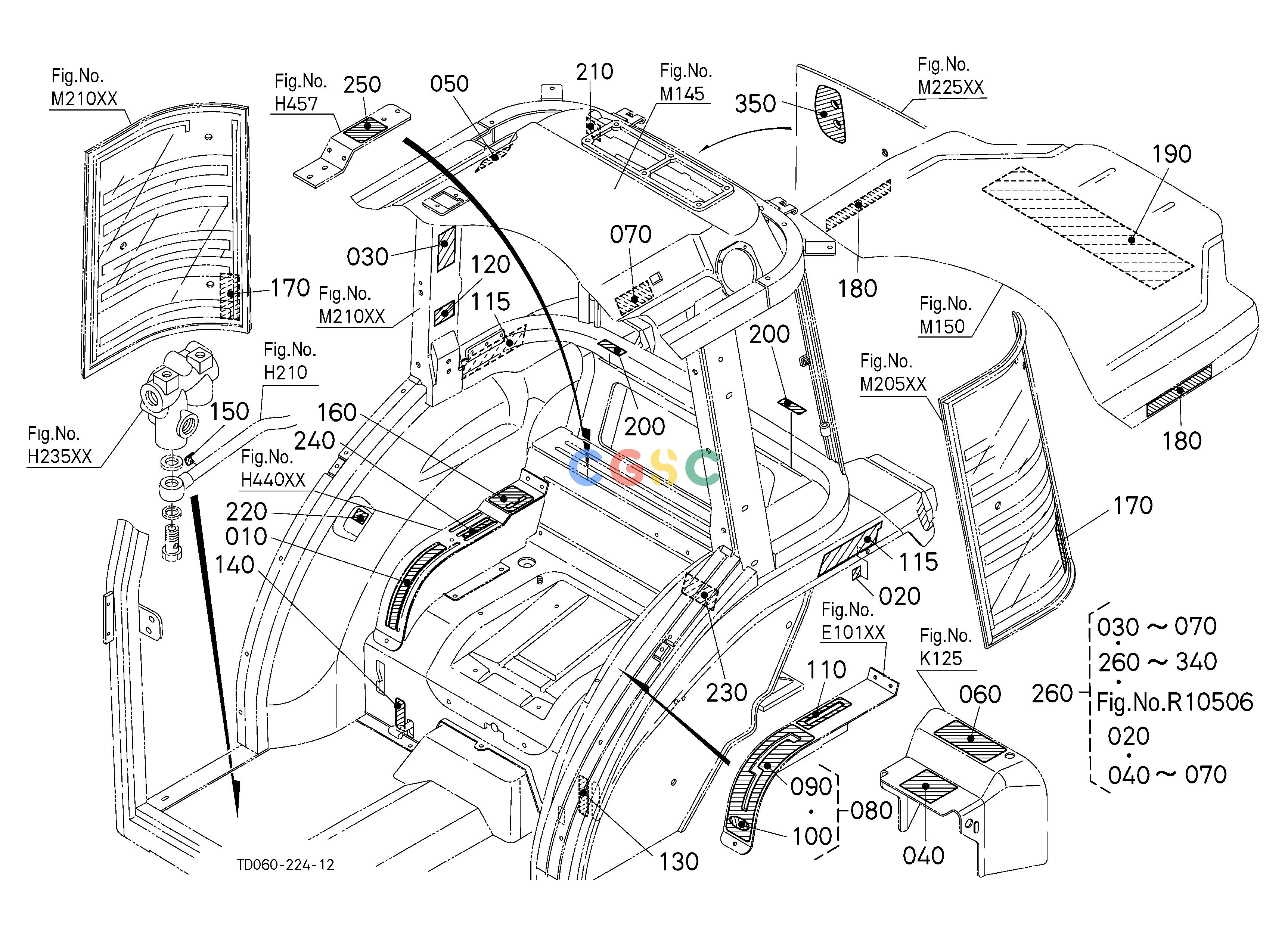 久保田零件查询R11006 LABEL(REAR) [GST TYPE] [CAB TYPE] [CA] LABELSEPC Kubota online