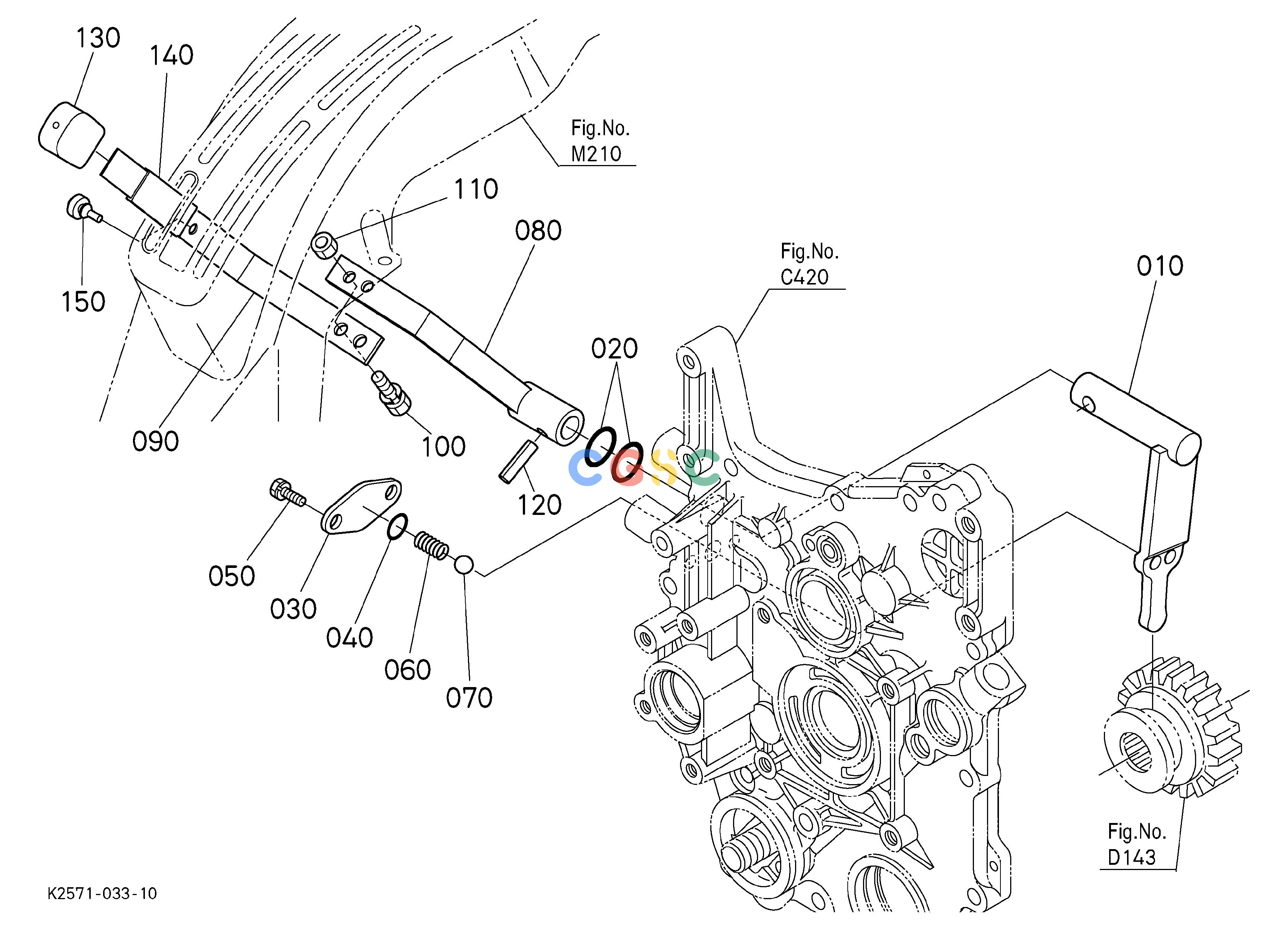 久保田零件查询F11302 FRONT WHEEL DRIVE LEVER ## S.No.>=54724 SPEED CHANGEEPC Kubota online