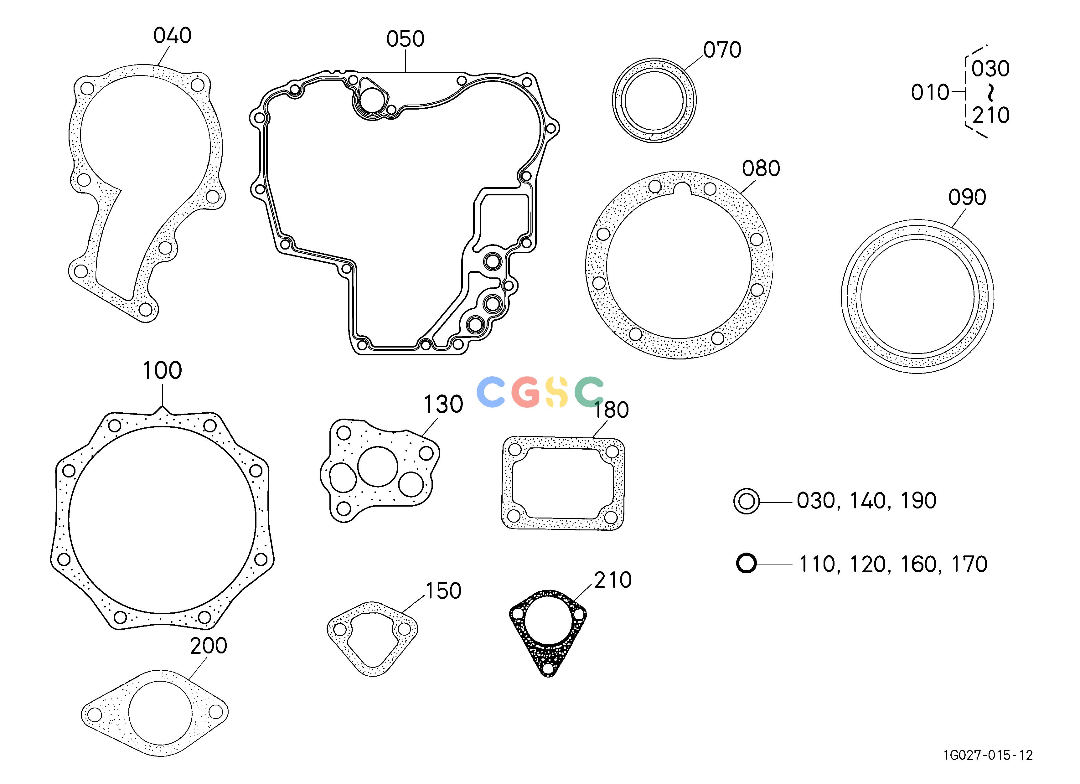 久保田零件查询090100 LOWER GASKET KIT [OPTION] ENGINEEPC Kubota online