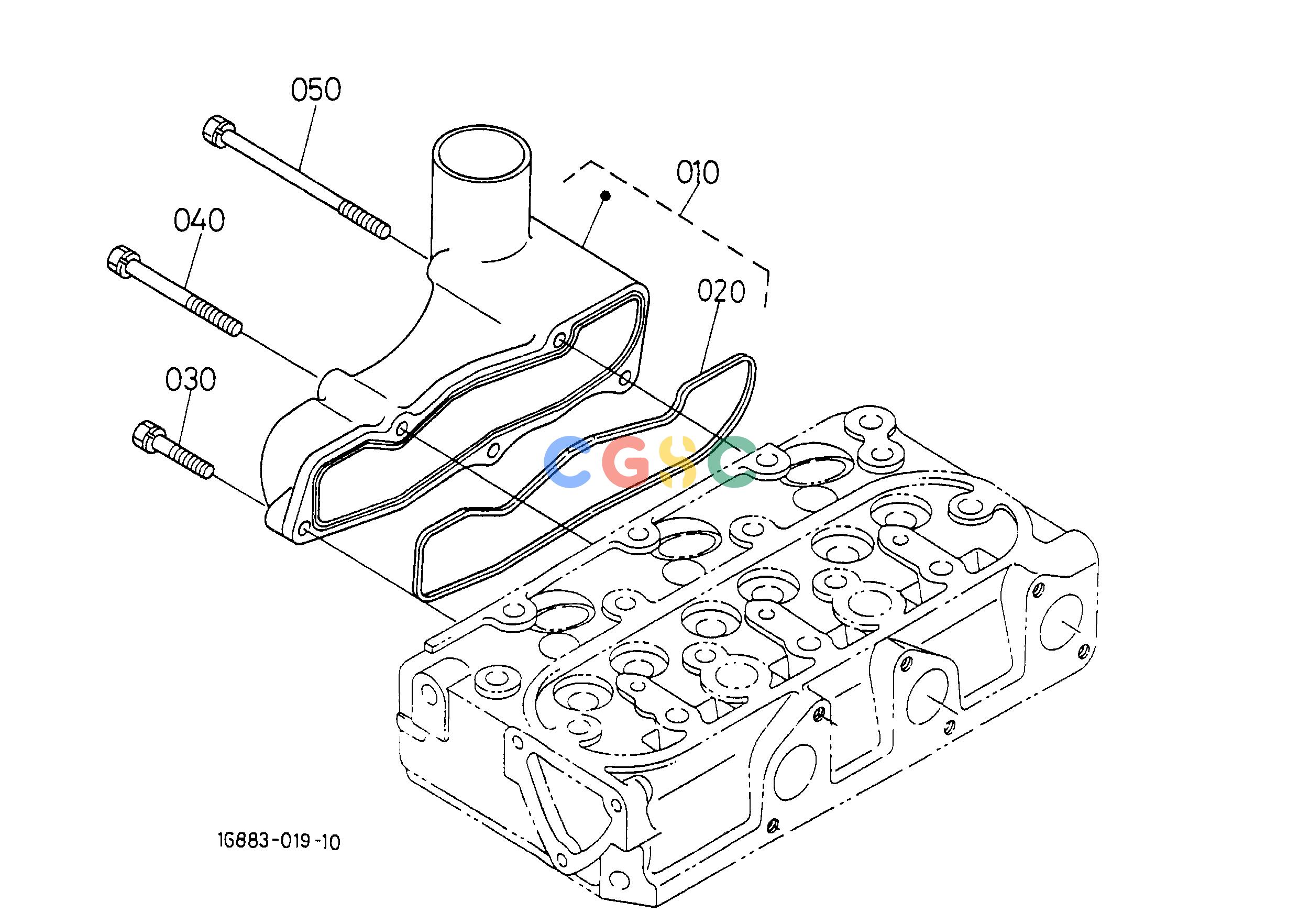 久保田零件查询060101 INLET MANIFOLD ## S.No.<=4X4026 ENGINEEPC Kubota online