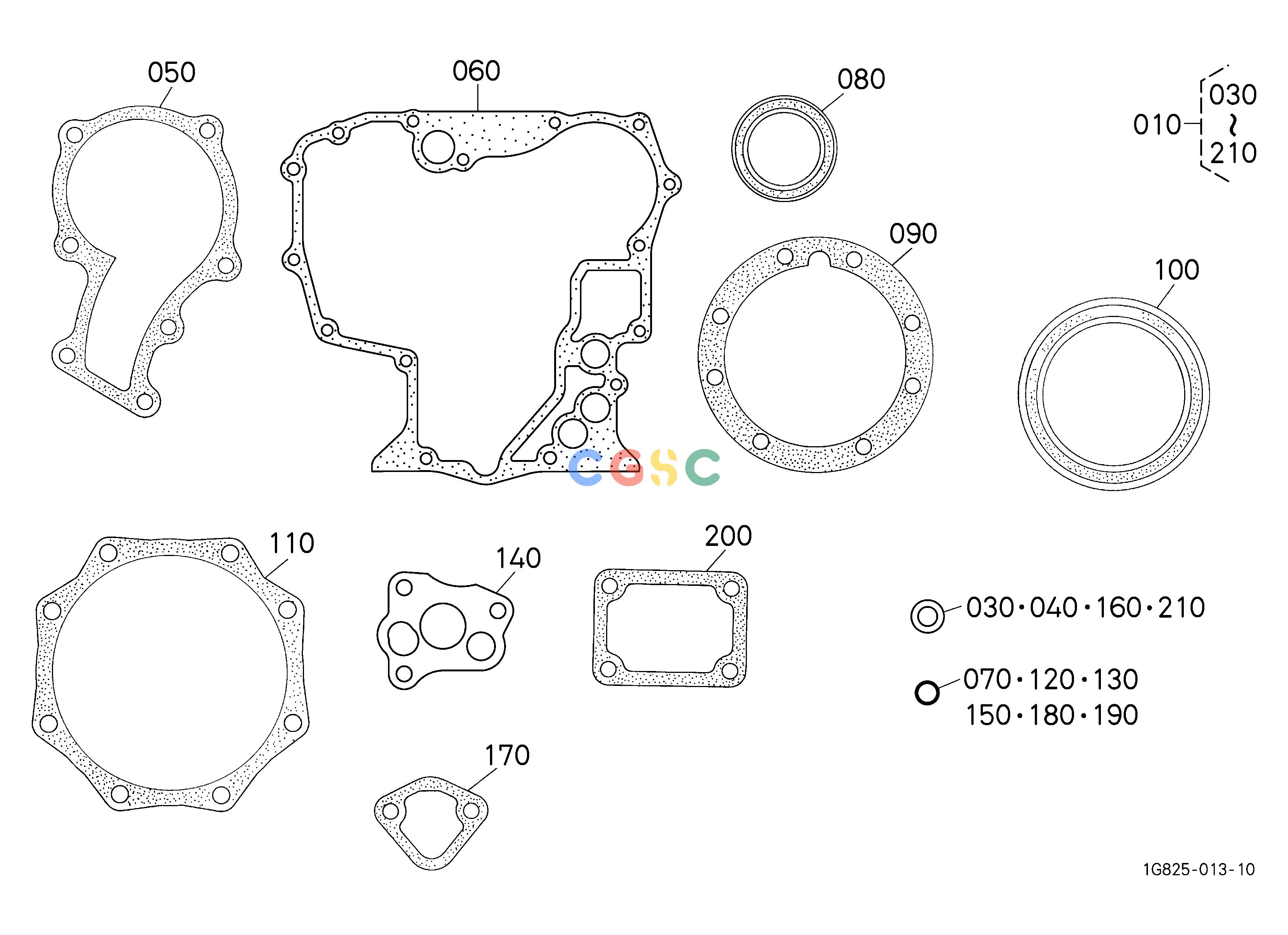 久保田零件查询190100 LOWER GASKET KIT [OPTION] ENGINEEPC Kubota online