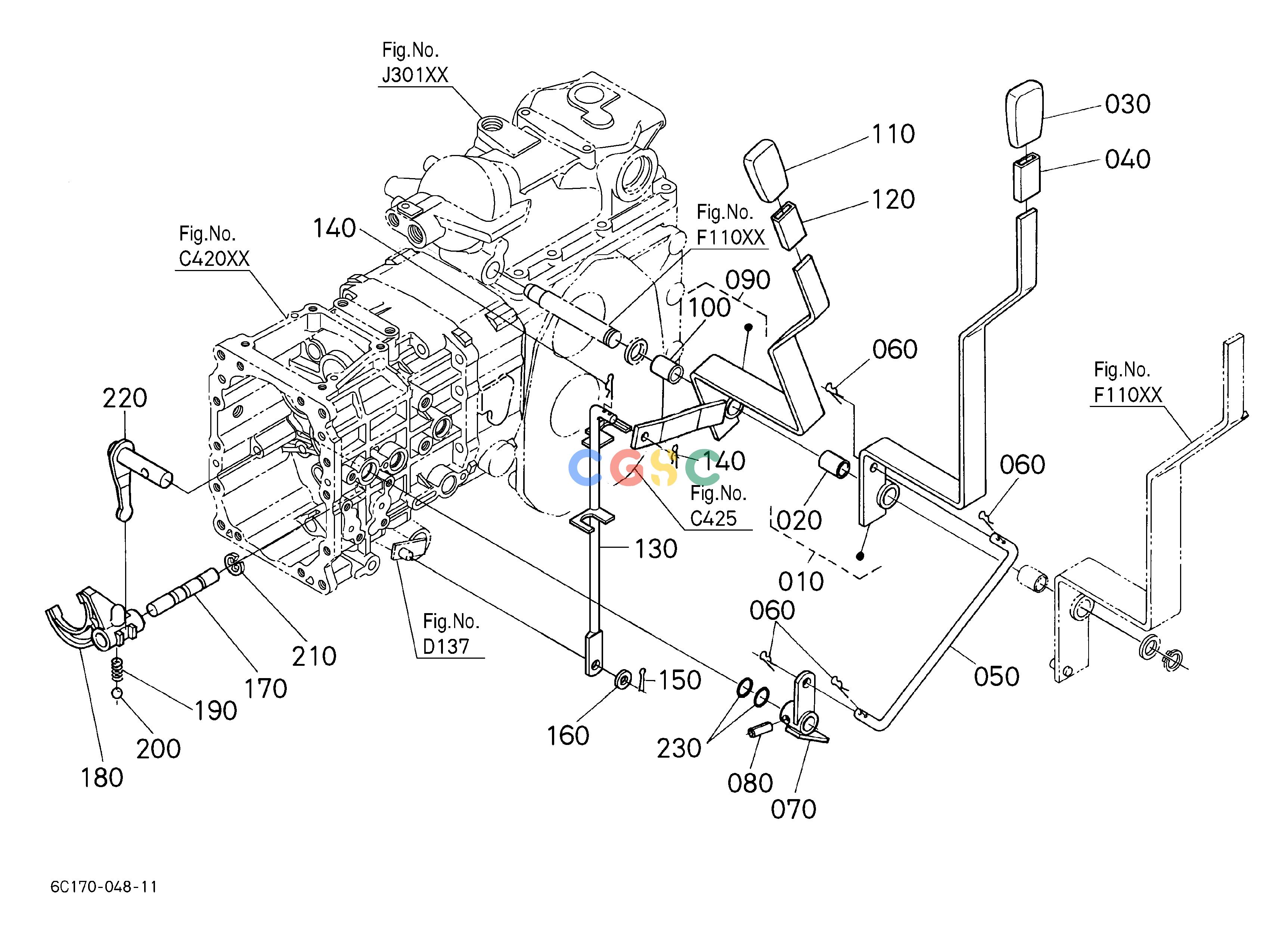 久保田零件查询F12502 PTO GEAR SHIFT LEVER ## S.No.>=50101 SPEED CHANGEEPC Kubota online